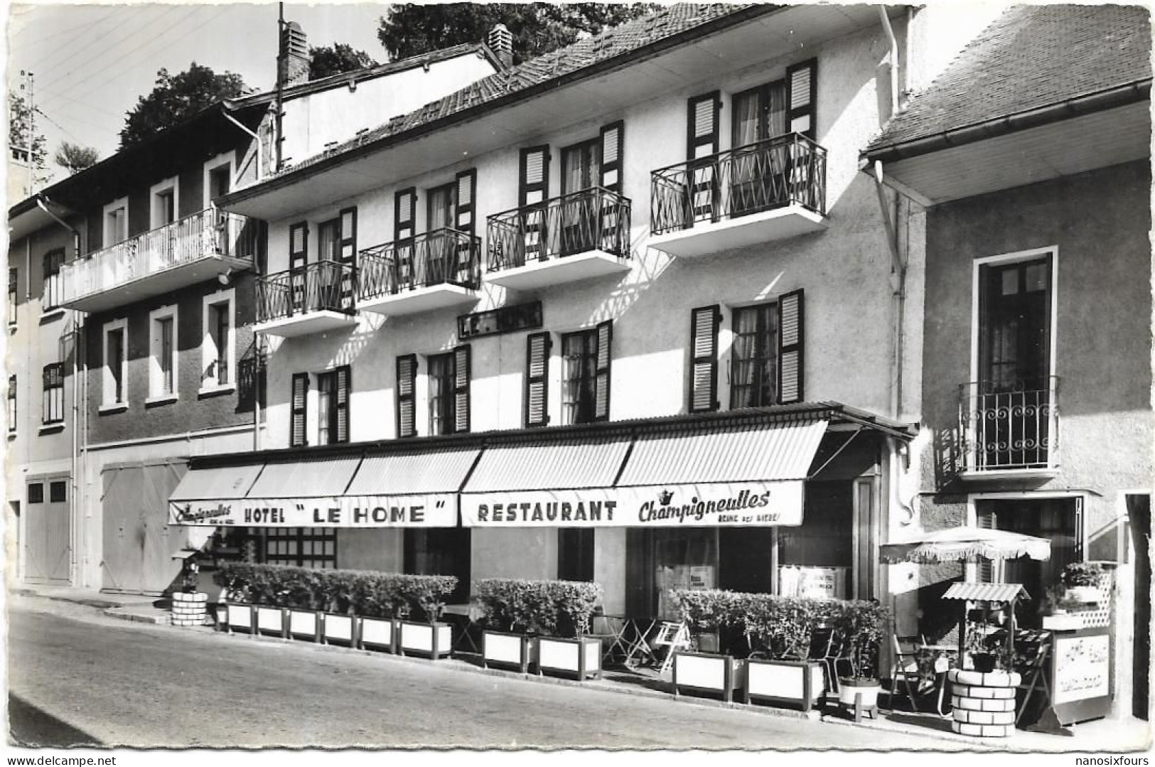 D 74. ALBY SUR CHERAN. HOTEL RESTAURANT  LE HOME. SORLIER PROPRIETAIRE - Alby-sur-Cheran
