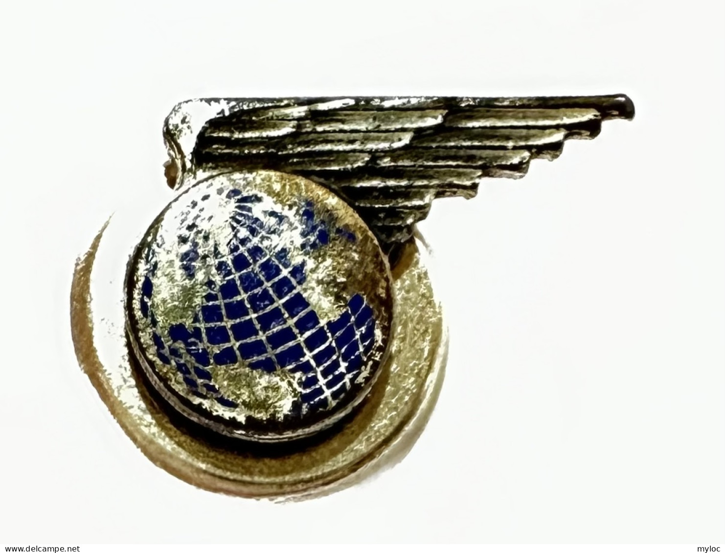 Pan American Airlines. Pan Am. Pin D'employé En Sterlling Silver 1 à 3 Ans De Service. A Partir De 1935. By Balfour - Badges D'équipage