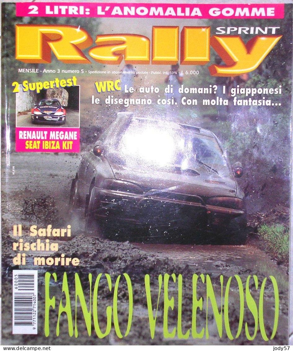 RALLY SPRINT - N.5 - MAGGIO - 1996 - RENAULT MEGANE - MONDIALE SAFARI - Moteurs