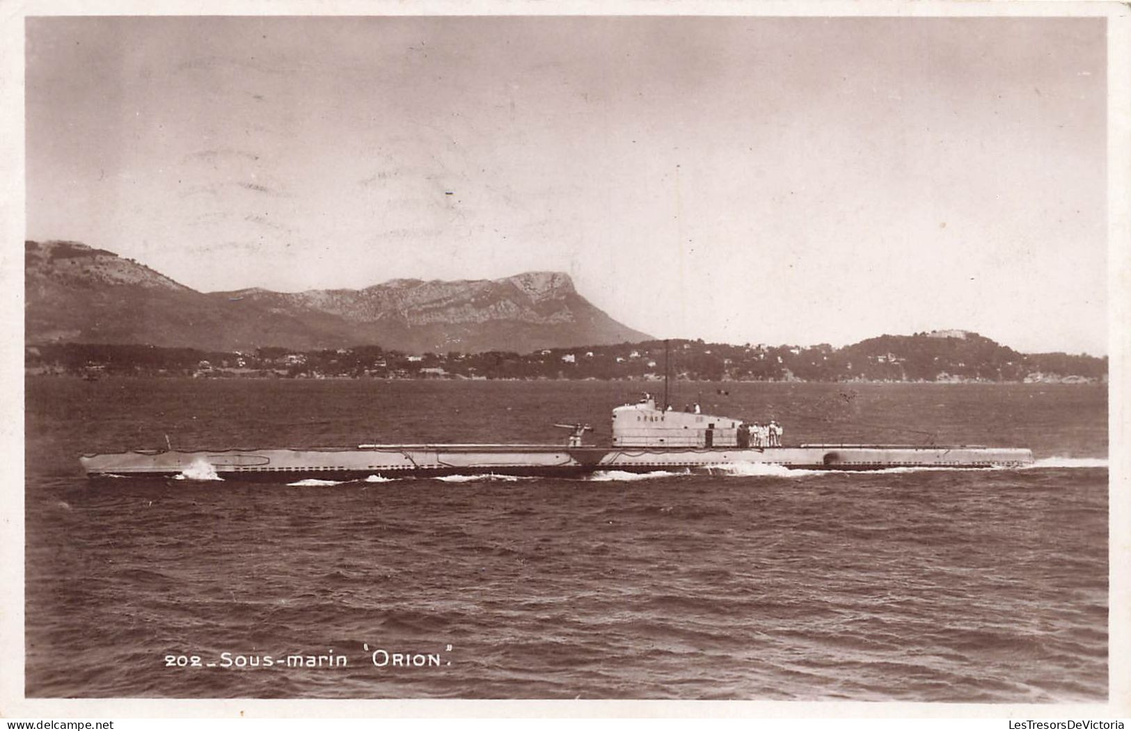 TRANSPORTS - Bateaux - Sous-Marin Orion - Carte Postale Ancienne - Sottomarini
