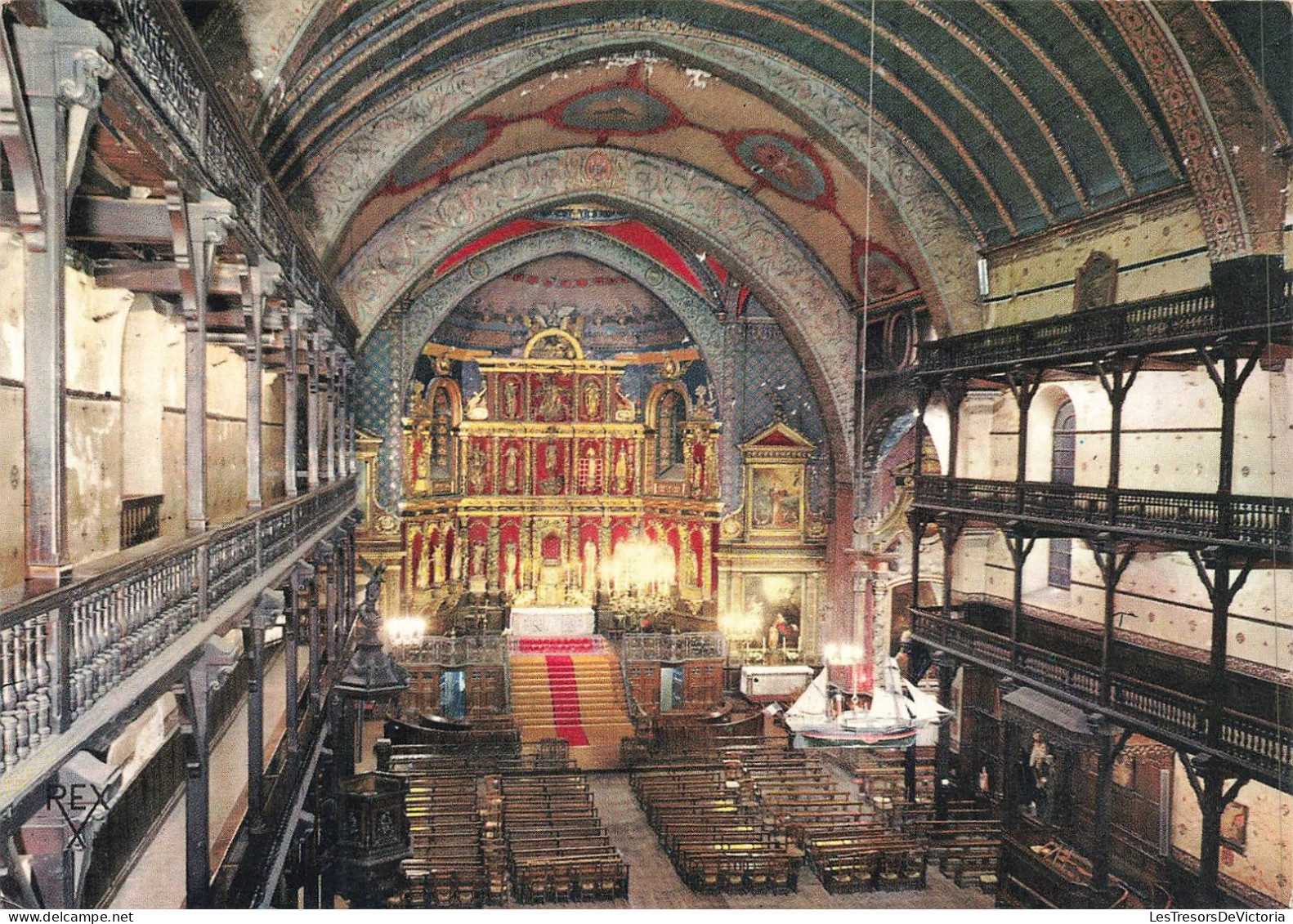 FRANCE - Saint-Jean-de-Luz - Intérieur De L'église - Carte Postale - Saint Jean De Luz