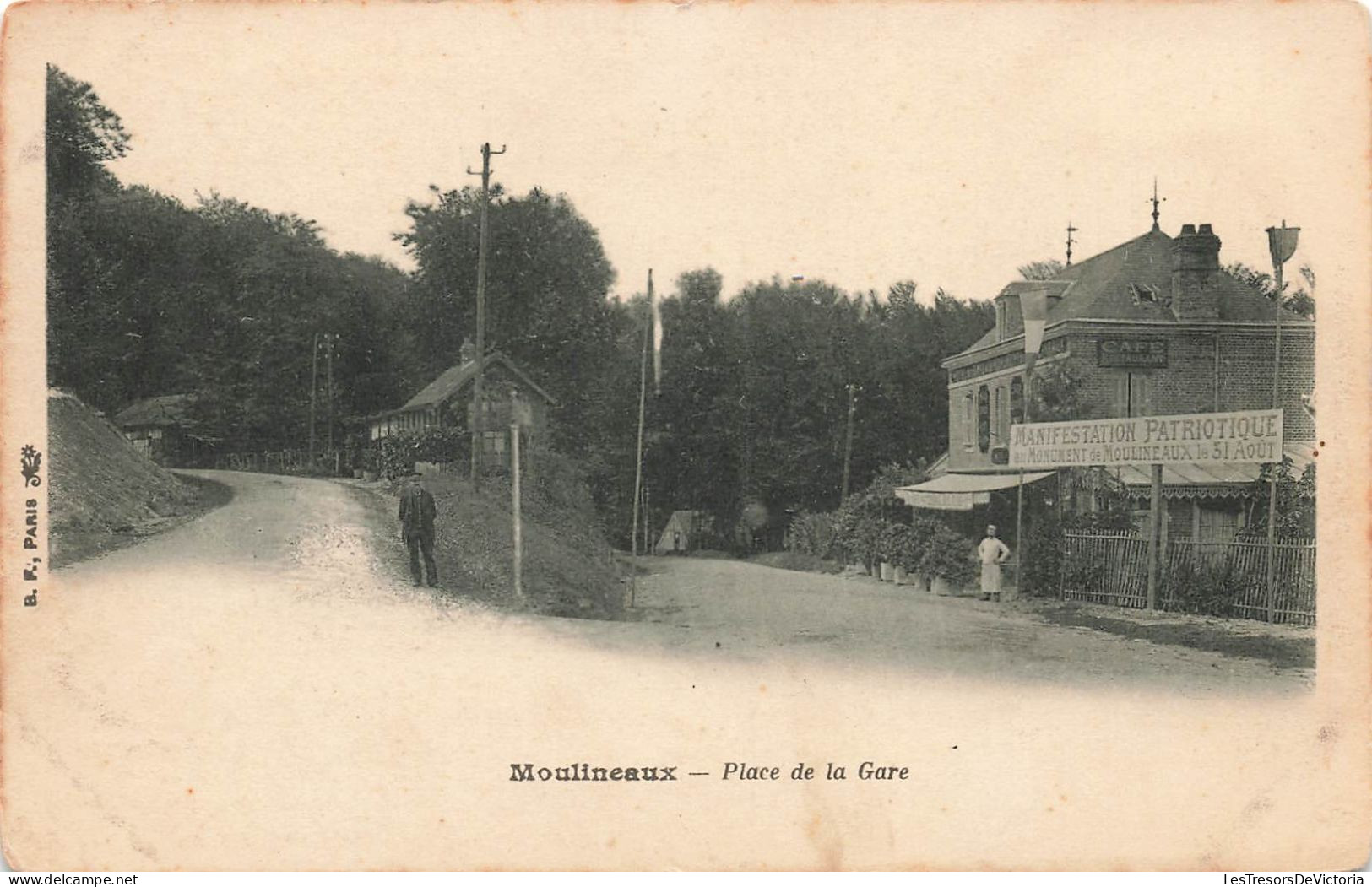 FRANCE - Rouen - Moulineaux - Place De La Gare - Carte Postale Ancienne - Rouen