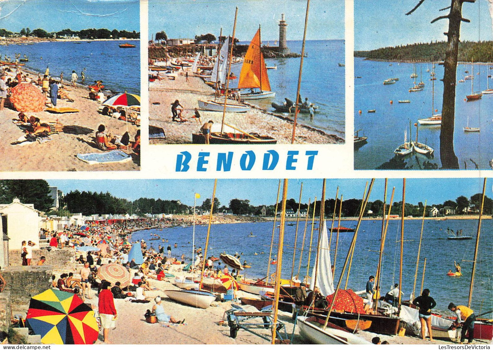 FRANCE - Bénodet - La Grande Plage - Animé - Colorisé - Carte Postale Récente - Bénodet