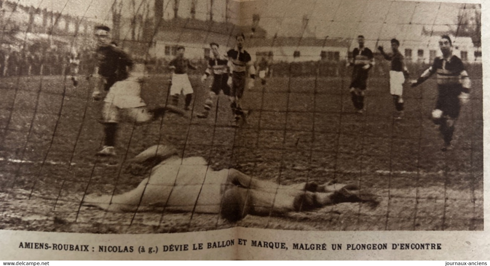 1928 FOOTBALL - Match AMIENS = ROUBAIX - Books