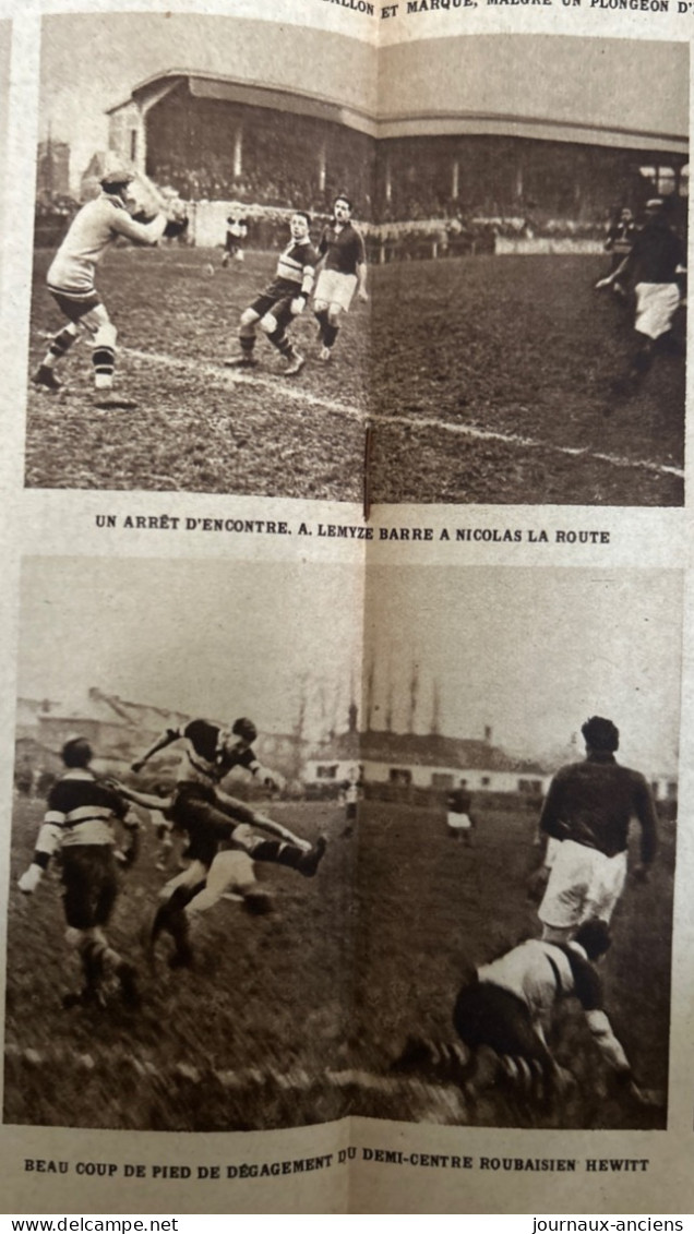 1928 FOOTBALL - Match AMIENS = ROUBAIX - Livres