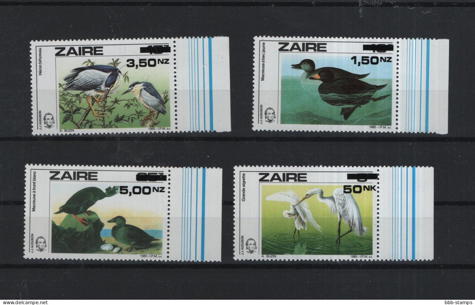 Zaire Birds Theme Michel Cat.No. Mnh/** 1097/1100 - Unused Stamps
