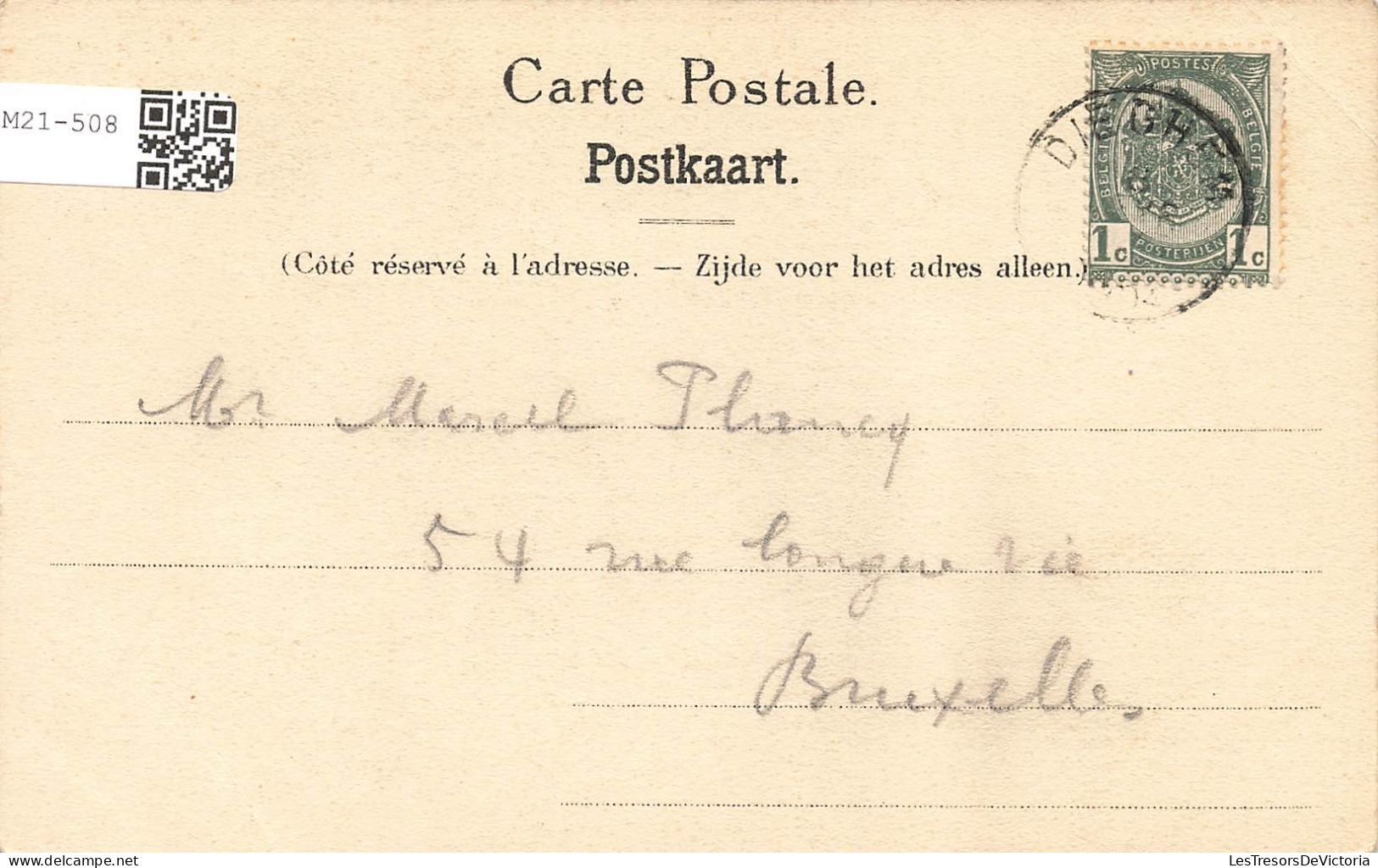 BELGIQUE - Dieghem - Une Rue Près De L'église - Carte Postale Ancienne - Diegem