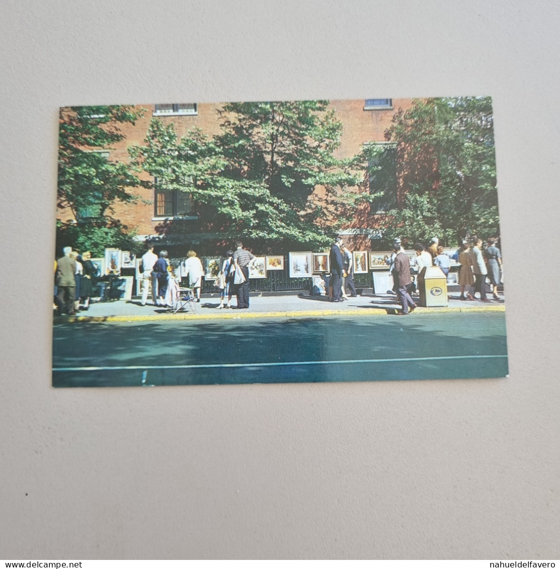Uncirculated Postcard - NY - New York City - Greenwich Village Outdoor Art Exhibit - Greenwich Village