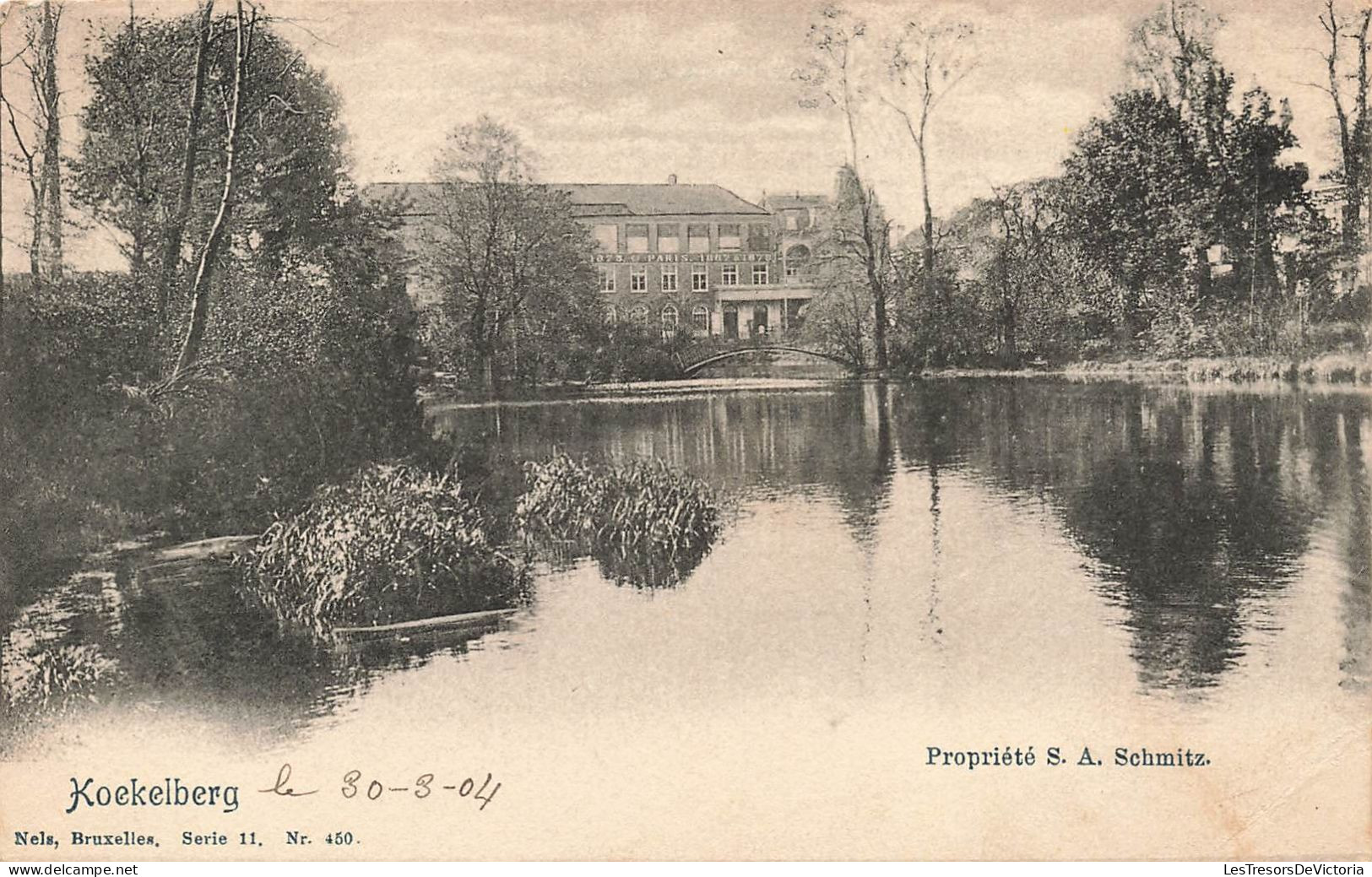 BELGIQUE - Bruxelles - Koekelberg - Vue Sur L'étang - Carte Postale Ancienne - Koekelberg