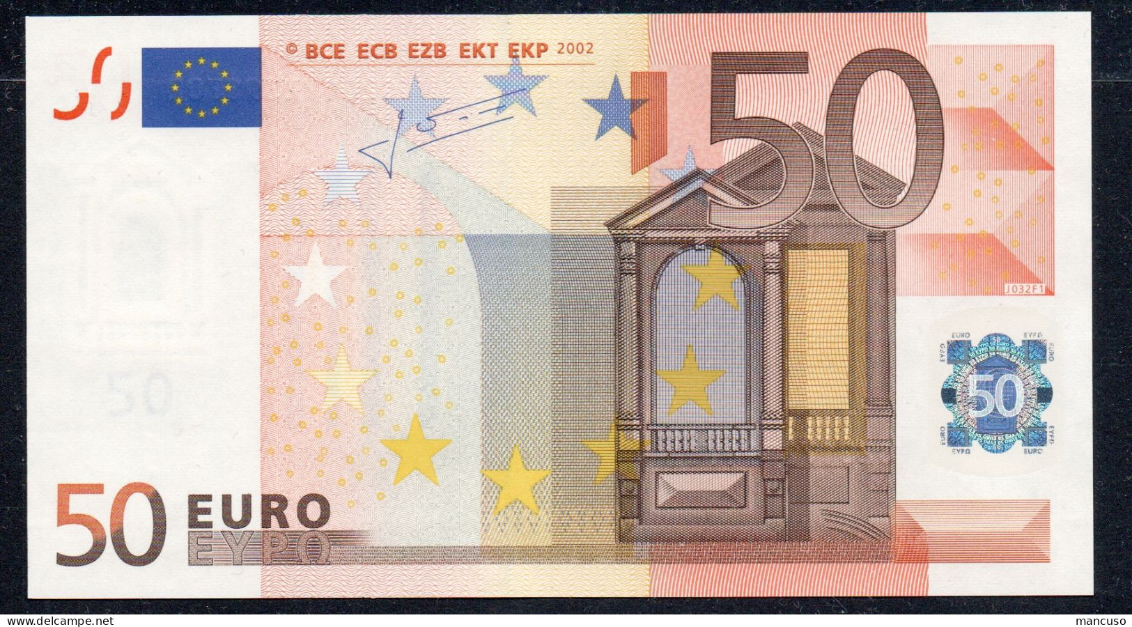 S ITALIA 50 EURO J032   TRICHET  FDS/UNC/NEUF - 50 Euro