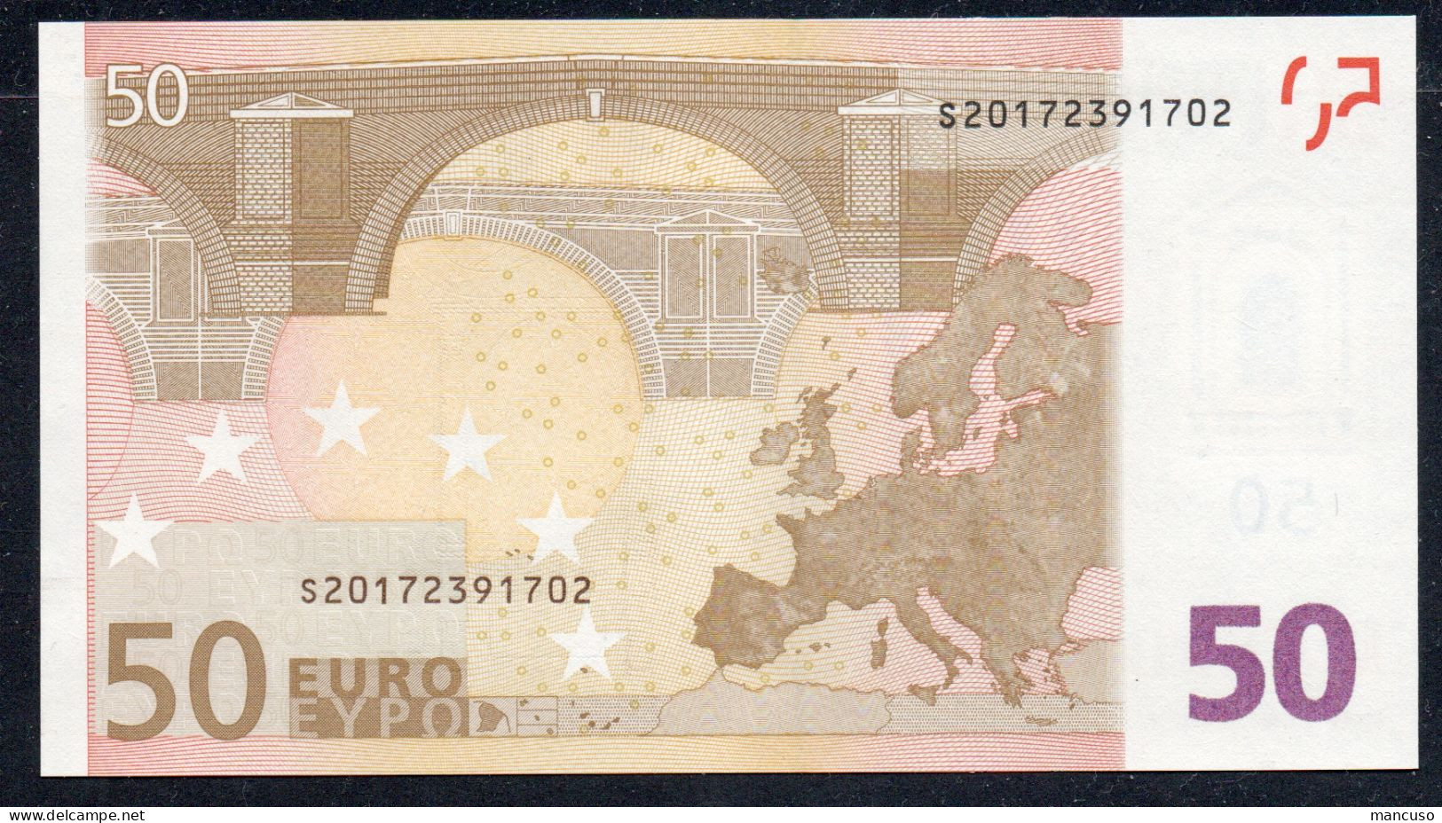 S ITALIA 50 EURO J032   TRICHET  FDS/UNC/NEUF - 50 Euro