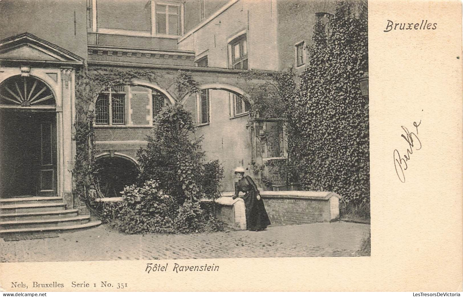 BELGIQUE - Bruxelles - Hôtel Ravenstein - Carte Postale Ancienne - Pubs, Hotels, Restaurants