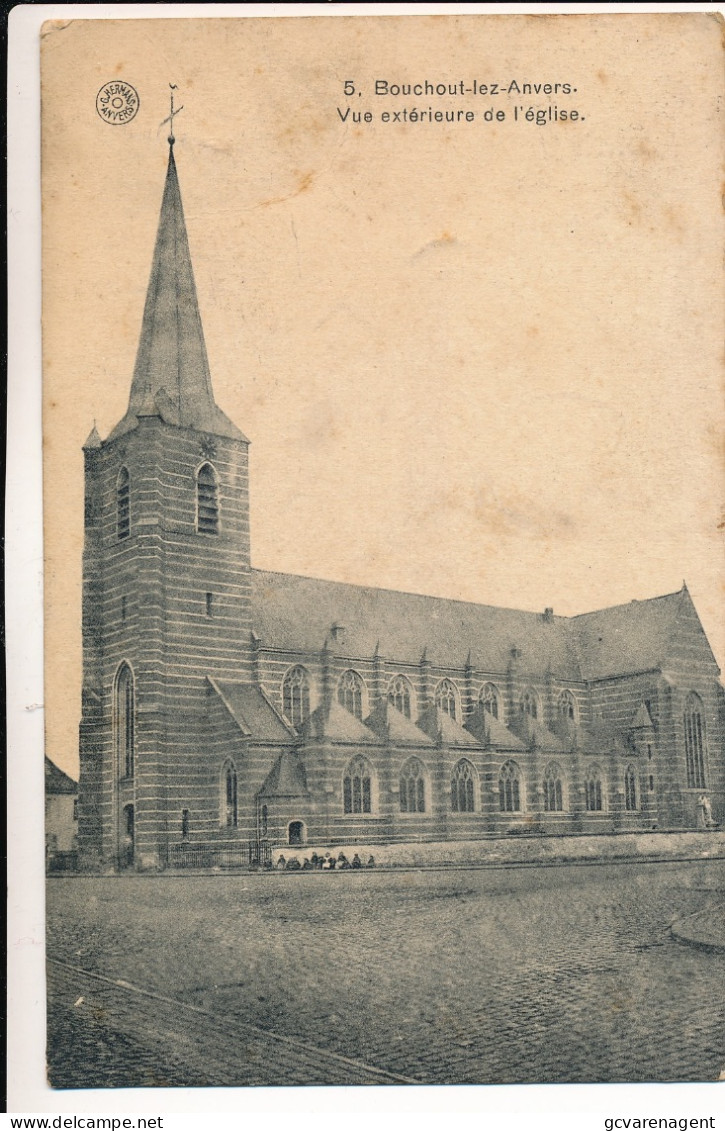 BOECHOUT  VUE EXTERIEURE DE L'EGLISE           ZIE  SCANS - Boechout