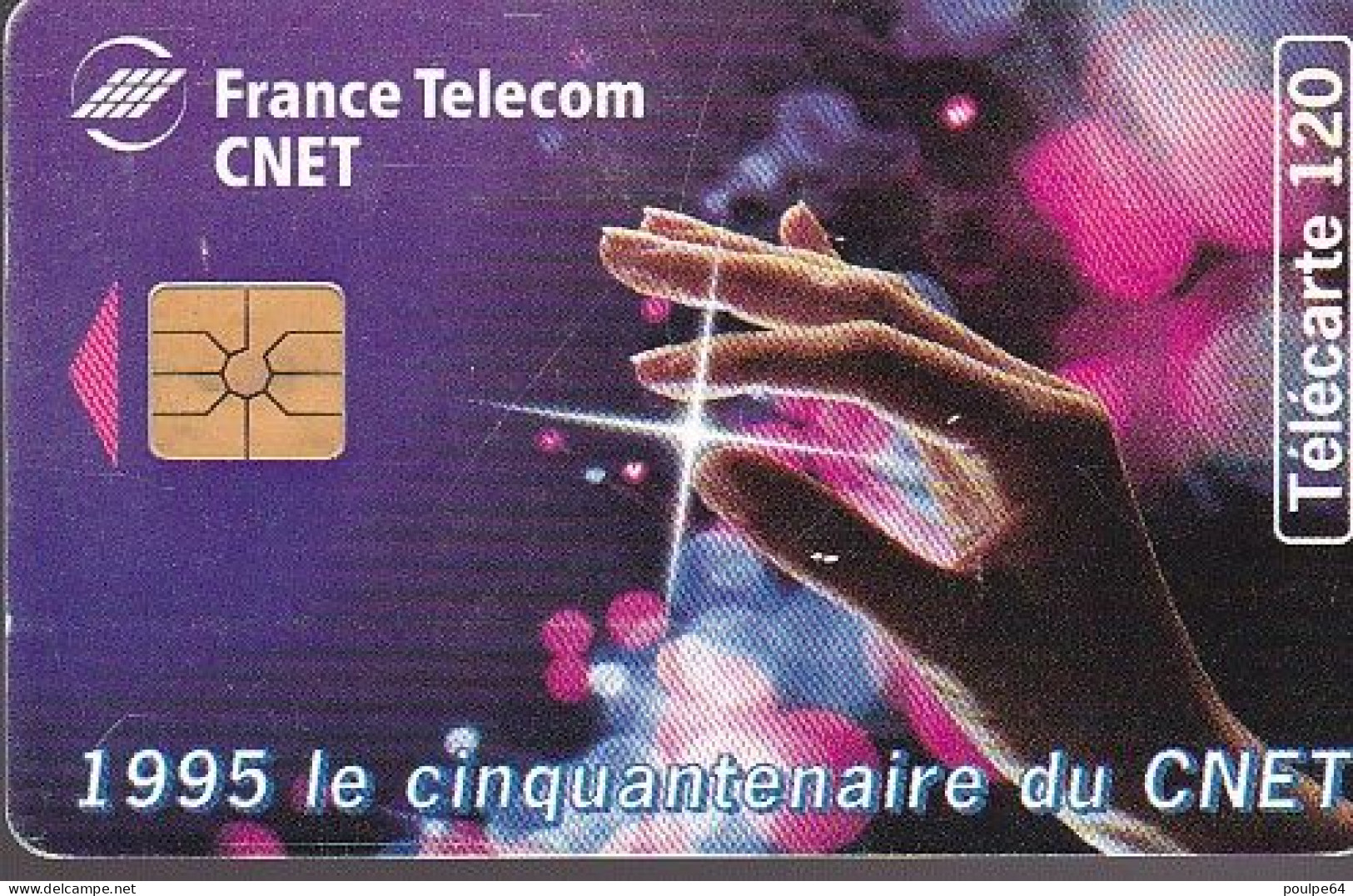 F540 - 02/1995 - CNET - 120 GEM (verso : N° Deux Lignes Rapprochées) - 1995