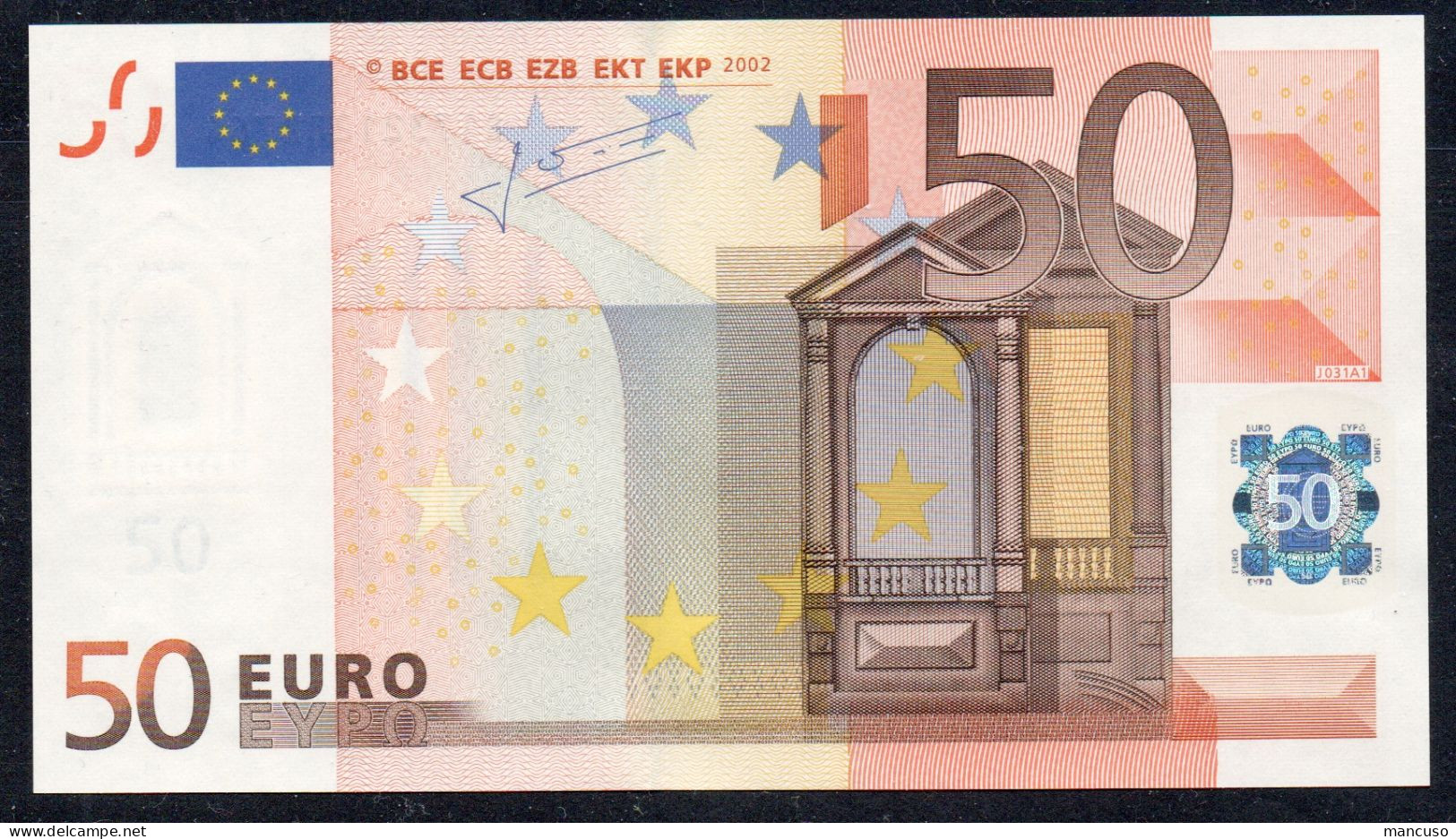 S ITALIA 50 EURO  J031A1  FIRST POSITION  TRICHET   FDS/UNC/NEUF - 50 Euro