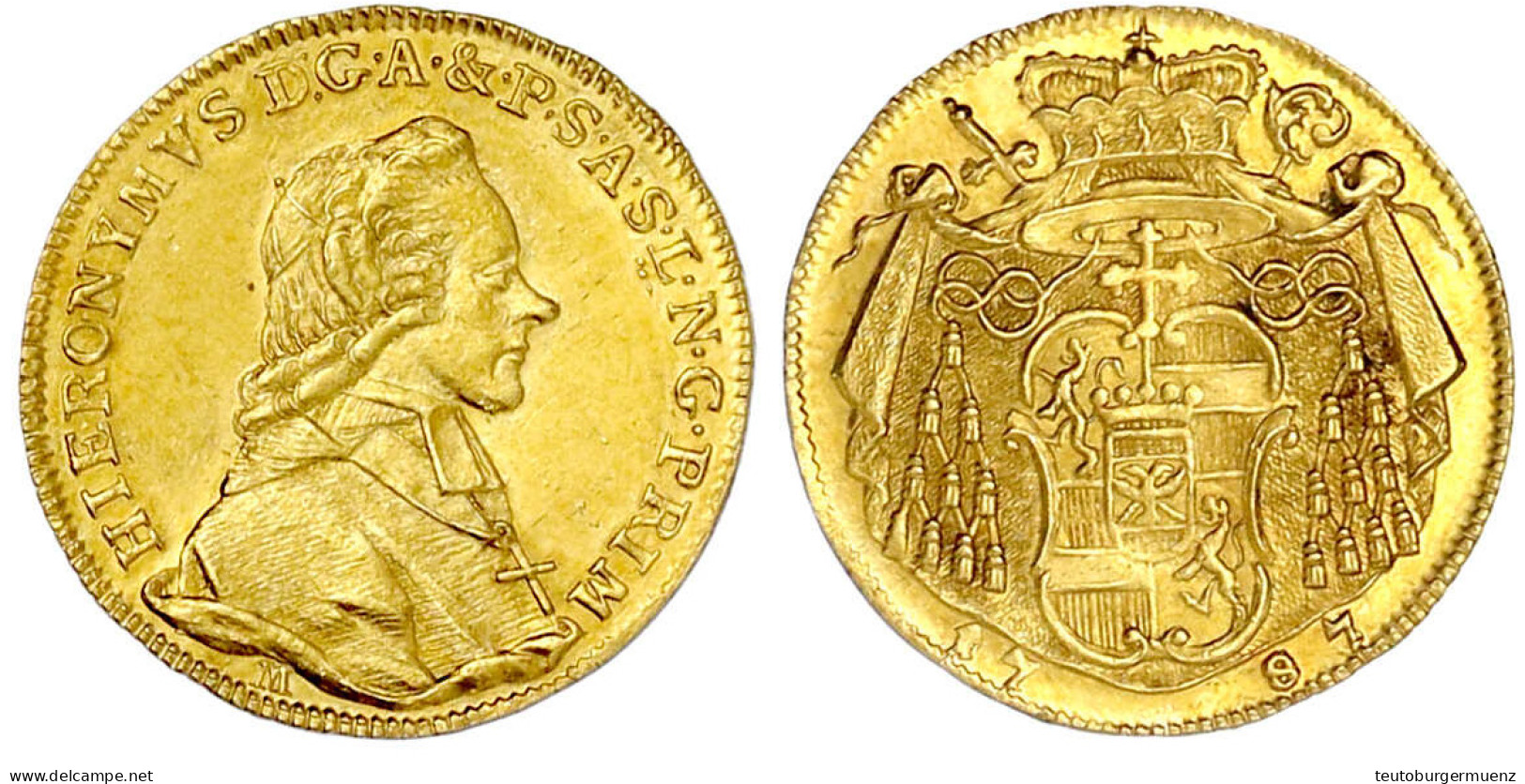 Dukat 1787 M. 3,48 G. Vorzüglich/Stempelglanz. Zöttl 3153. Friedberg 880. Pr. 2402. - Pièces De Monnaie D'or