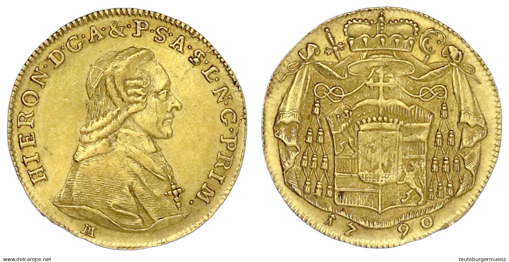 Dukat 1790 M. 3,45 G. Sehr Schön/vorzüglich, Min. Gewellt. Zöttl 3158. Friedberg 880. Probszt 2405. - Monedas En Oro