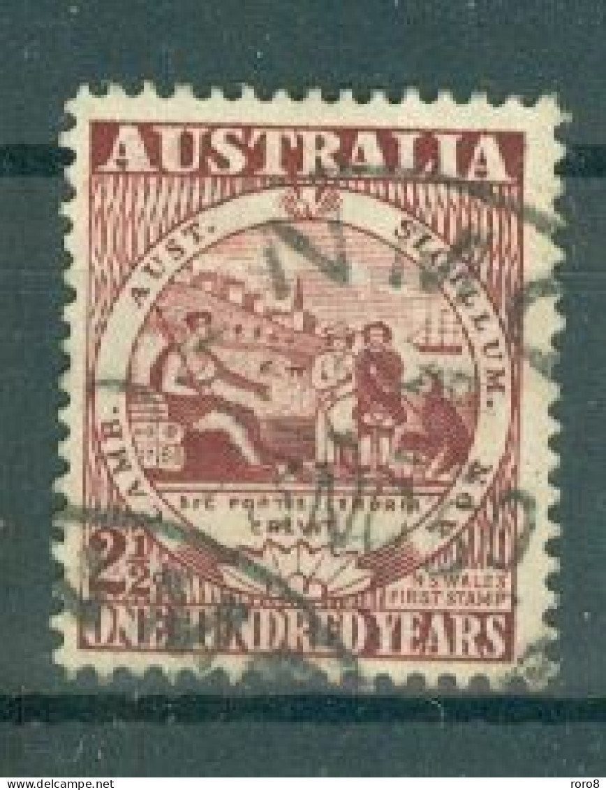 AUSTRALIE - N°175 Oblitéré. Centenaire Du Timbre Australien. - Oblitérés