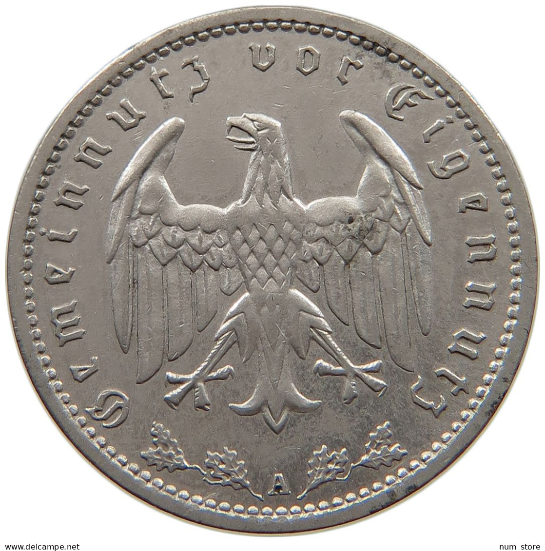 DRITTES REICH MARK 1937 A J.354 #a086 1061 - 1 Reichsmark