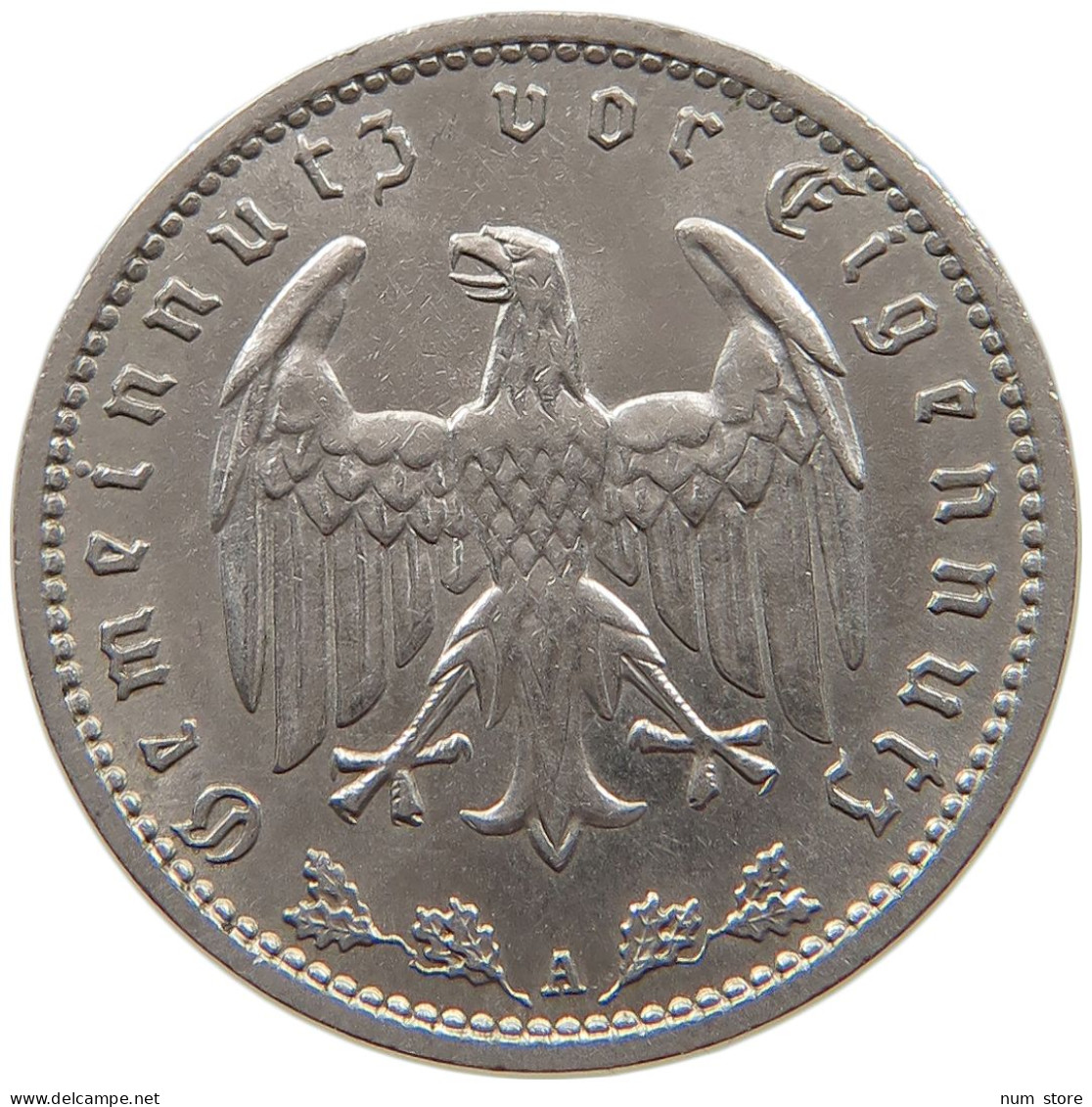 DRITTES REICH MARK 1937 A J.354 #a086 1067 - 1 Reichsmark