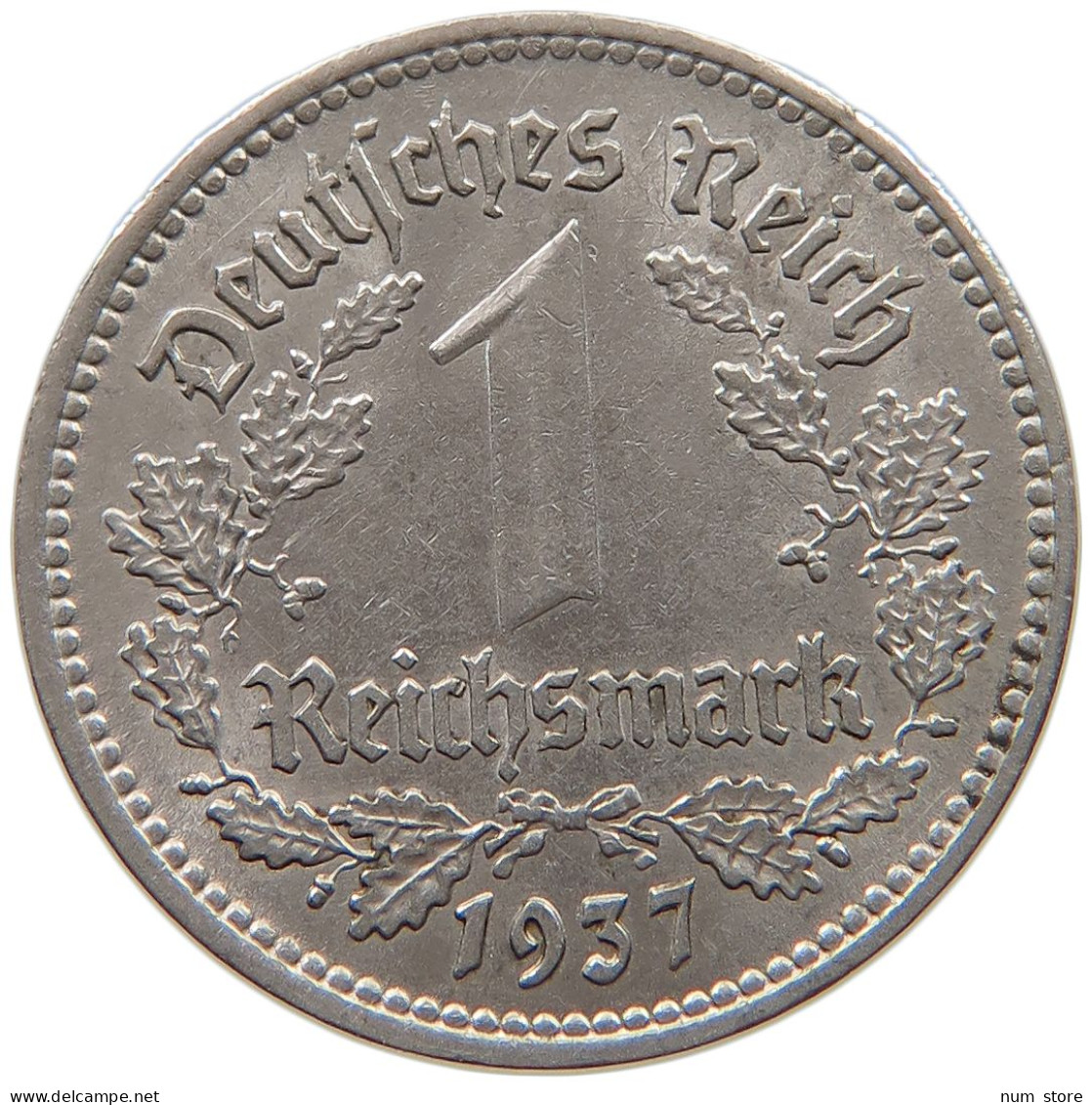 DRITTES REICH MARK 1937 A J.354 #c020 0127 - 1 Reichsmark