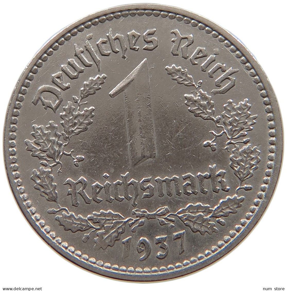 DRITTES REICH MARK 1937 A J.354 #a086 1035 - 1 Reichsmark