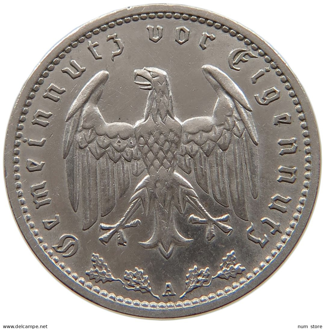 DRITTES REICH MARK 1937 A J.354 #a086 1041 - 1 Reichsmark