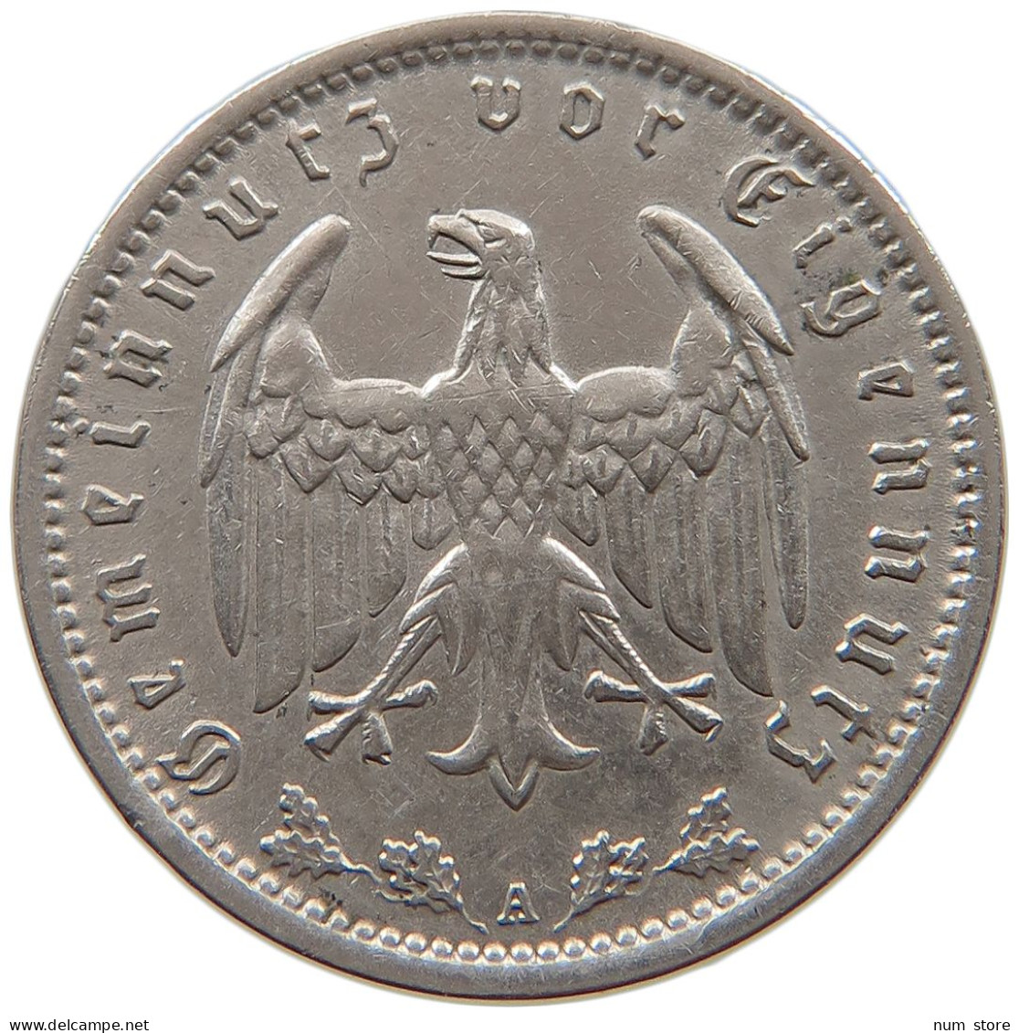 DRITTES REICH MARK 1937 A J.354 #a086 0993 - 1 Reichsmark
