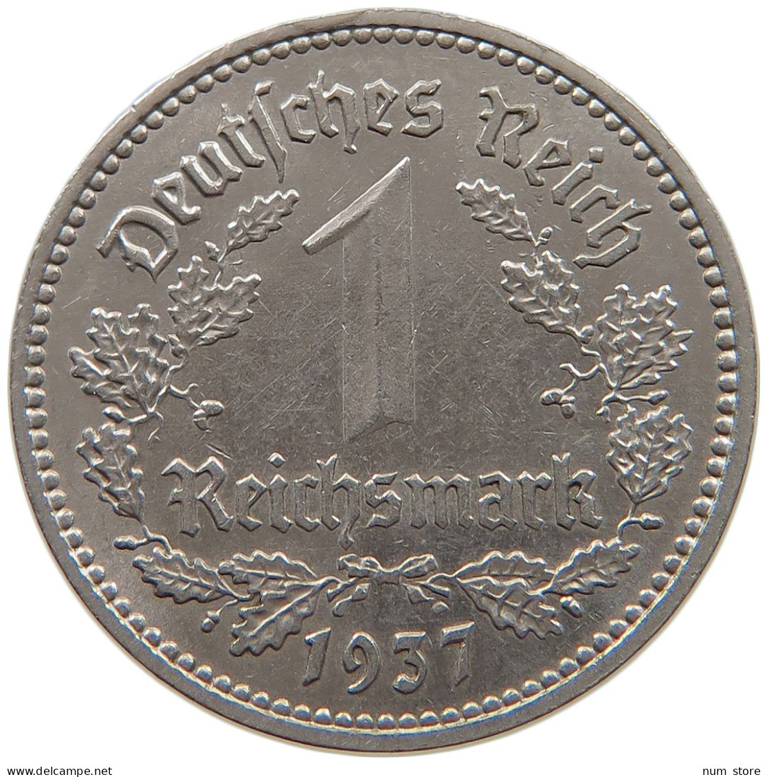 DRITTES REICH MARK 1937 A J.354 #a086 1003 - 1 Reichsmark