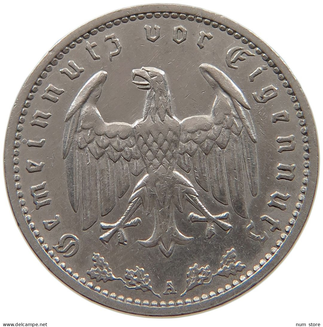 DRITTES REICH MARK 1937 A J.354 #a086 1007 - 1 Reichsmark