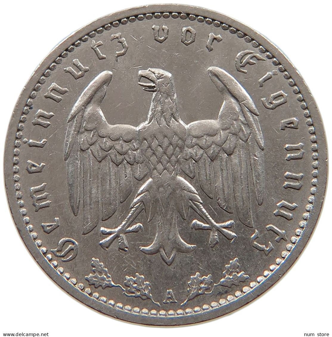 DRITTES REICH MARK 1937 A J.354 #a086 0995 - 1 Reichsmark