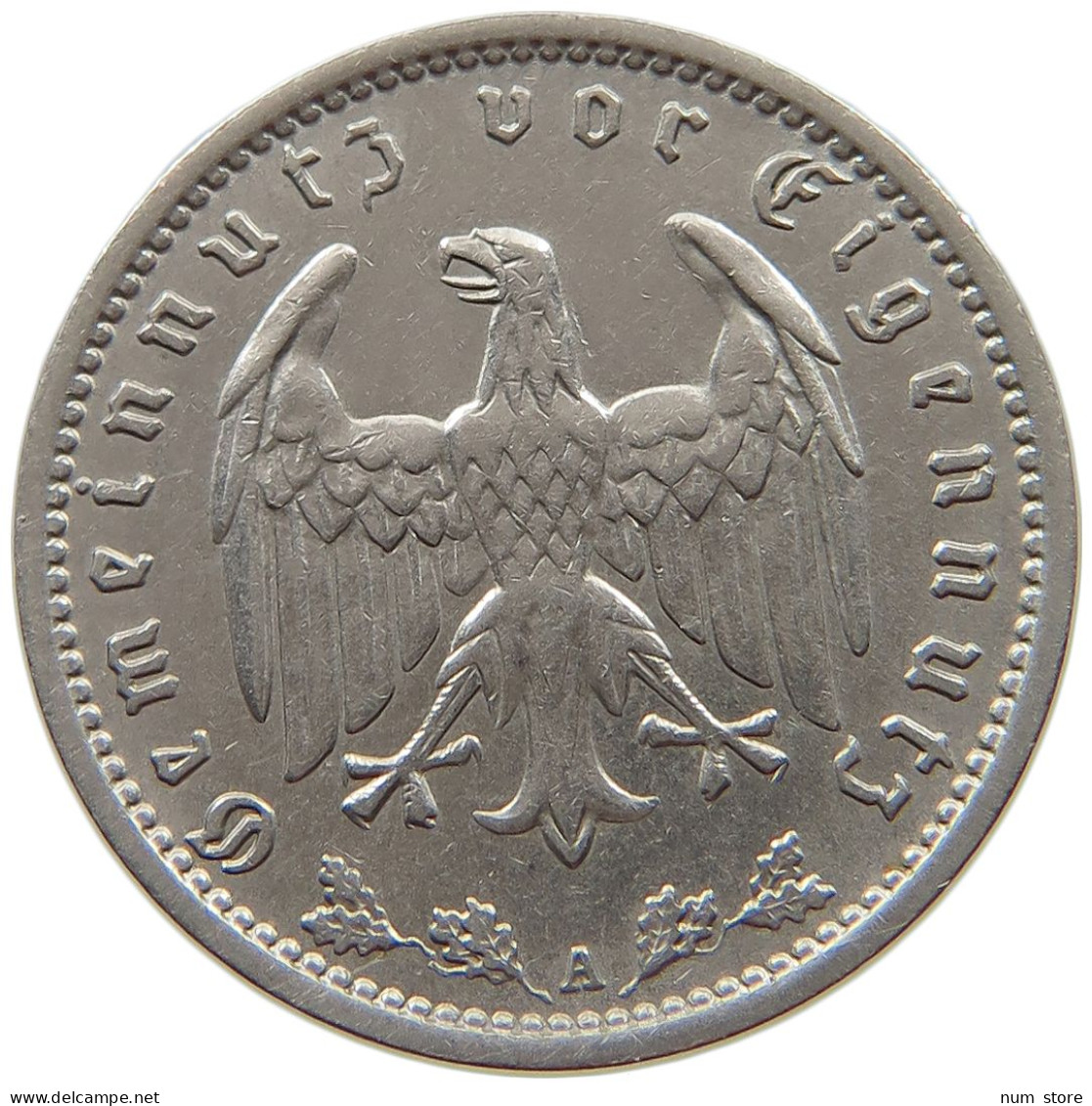 DRITTES REICH MARK 1937 A  #t145 0123 - 1 Reichsmark