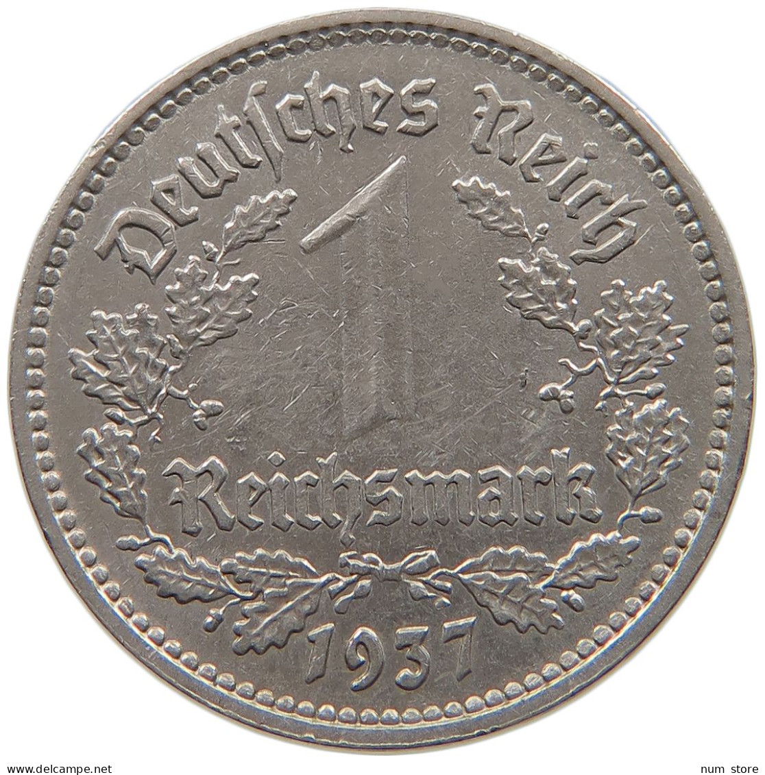 DRITTES REICH MARK 1937 A J.354 #a080 0097 - 1 Reichsmark