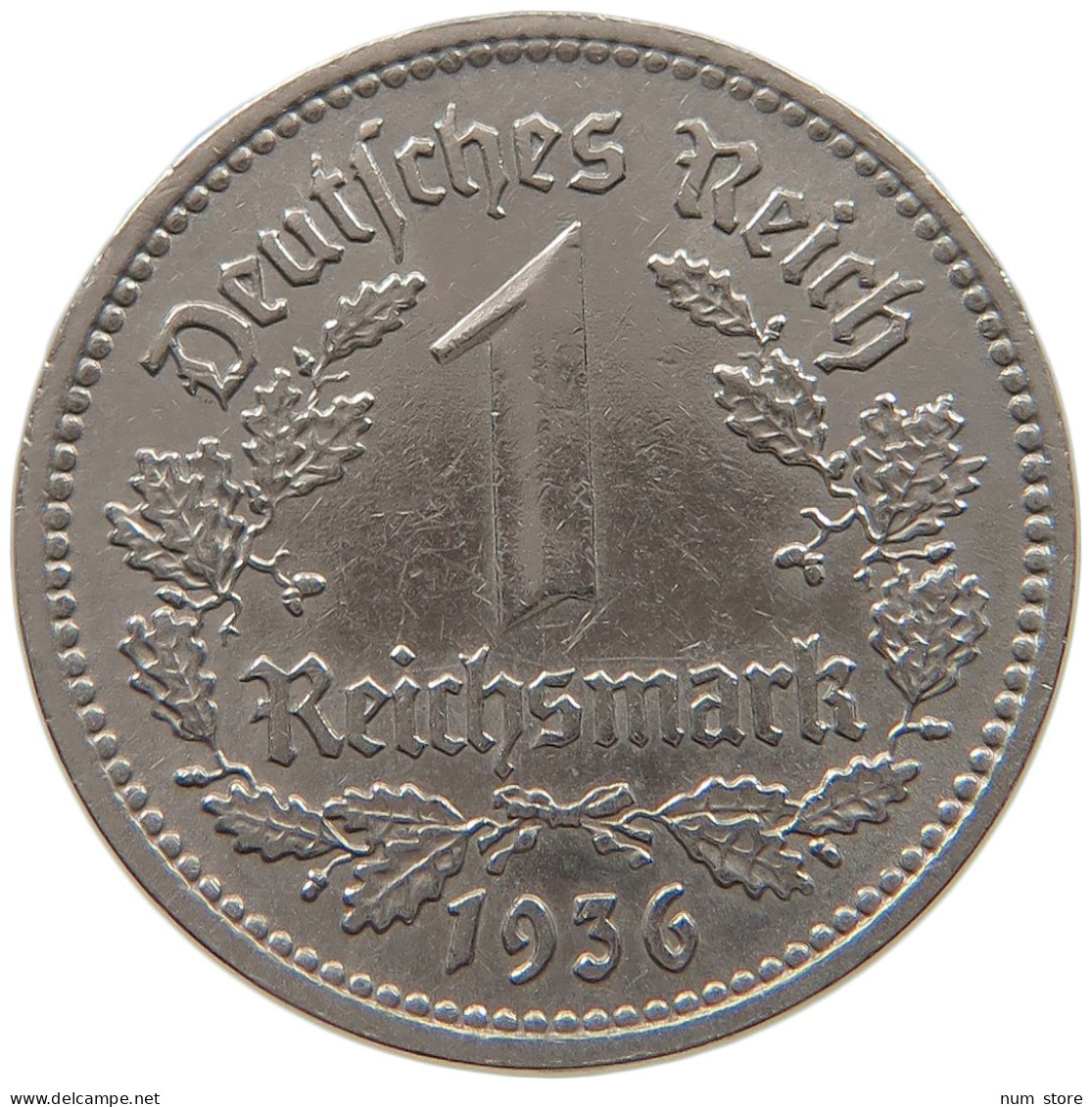 DRITTES REICH MARK 1936 A J.354 #a080 0093 - 1 Reichsmark