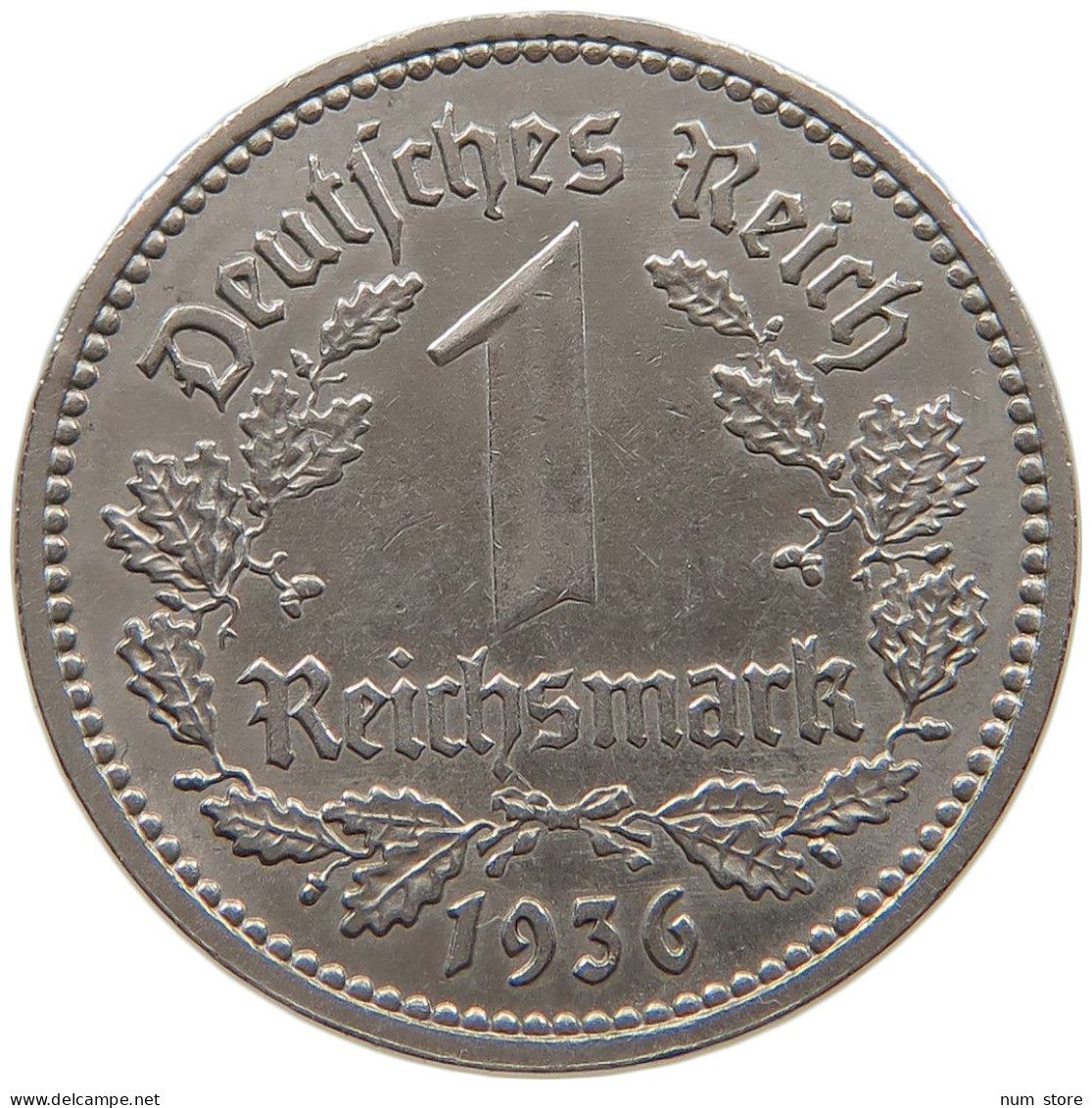 DRITTES REICH MARK 1936 A J.354 #a072 0261 - 1 Reichsmark