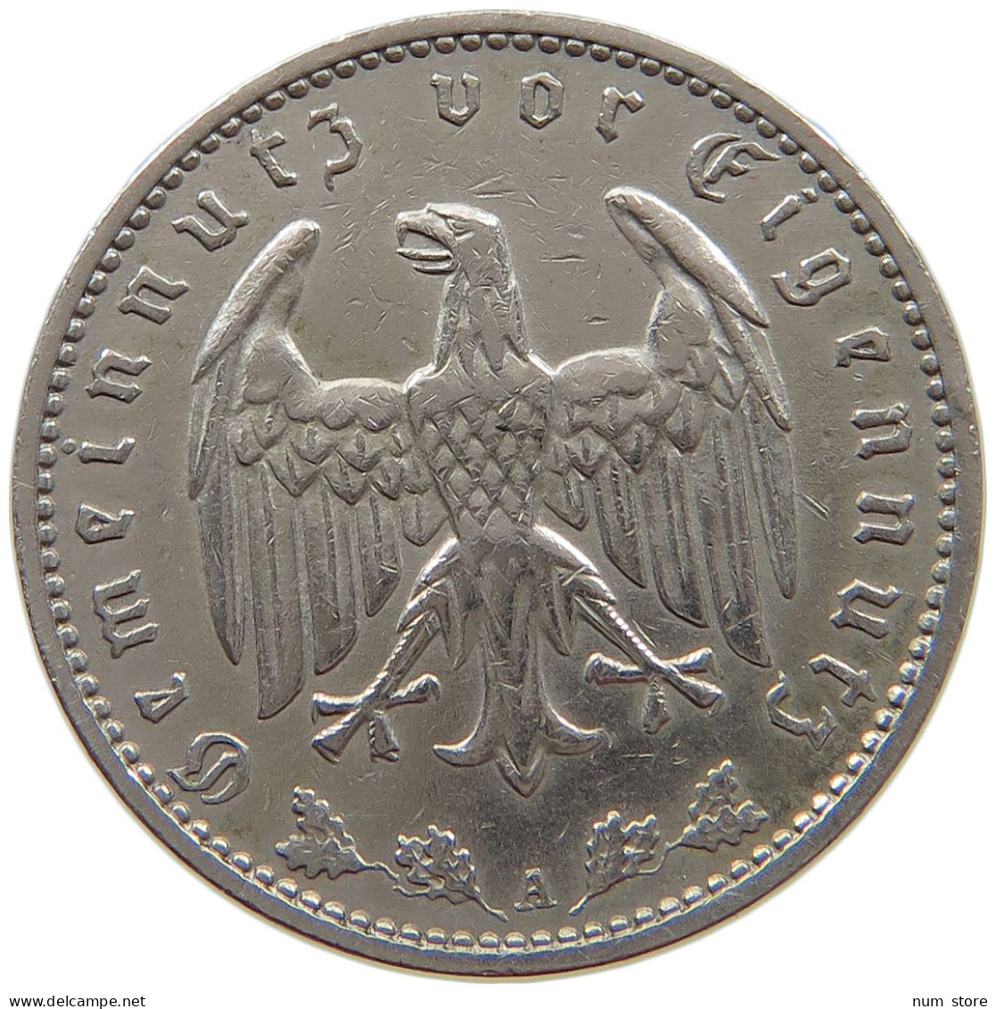 DRITTES REICH MARK 1935 A J.354 #s040 0059 - 1 Reichsmark