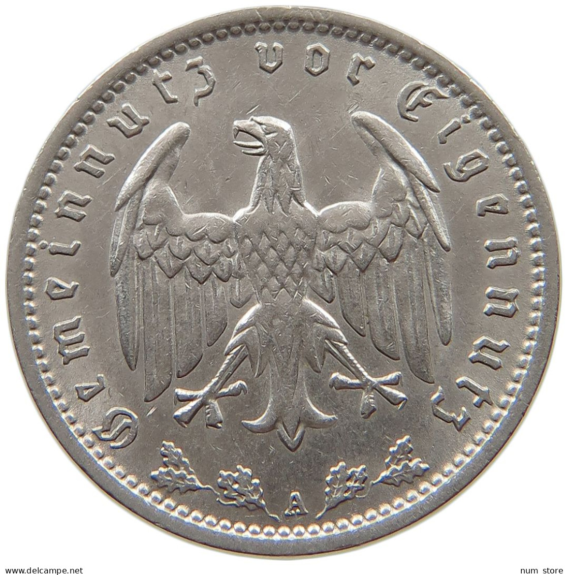 DRITTES REICH MARK 1937 A  #t145 0135 - 1 Reichsmark