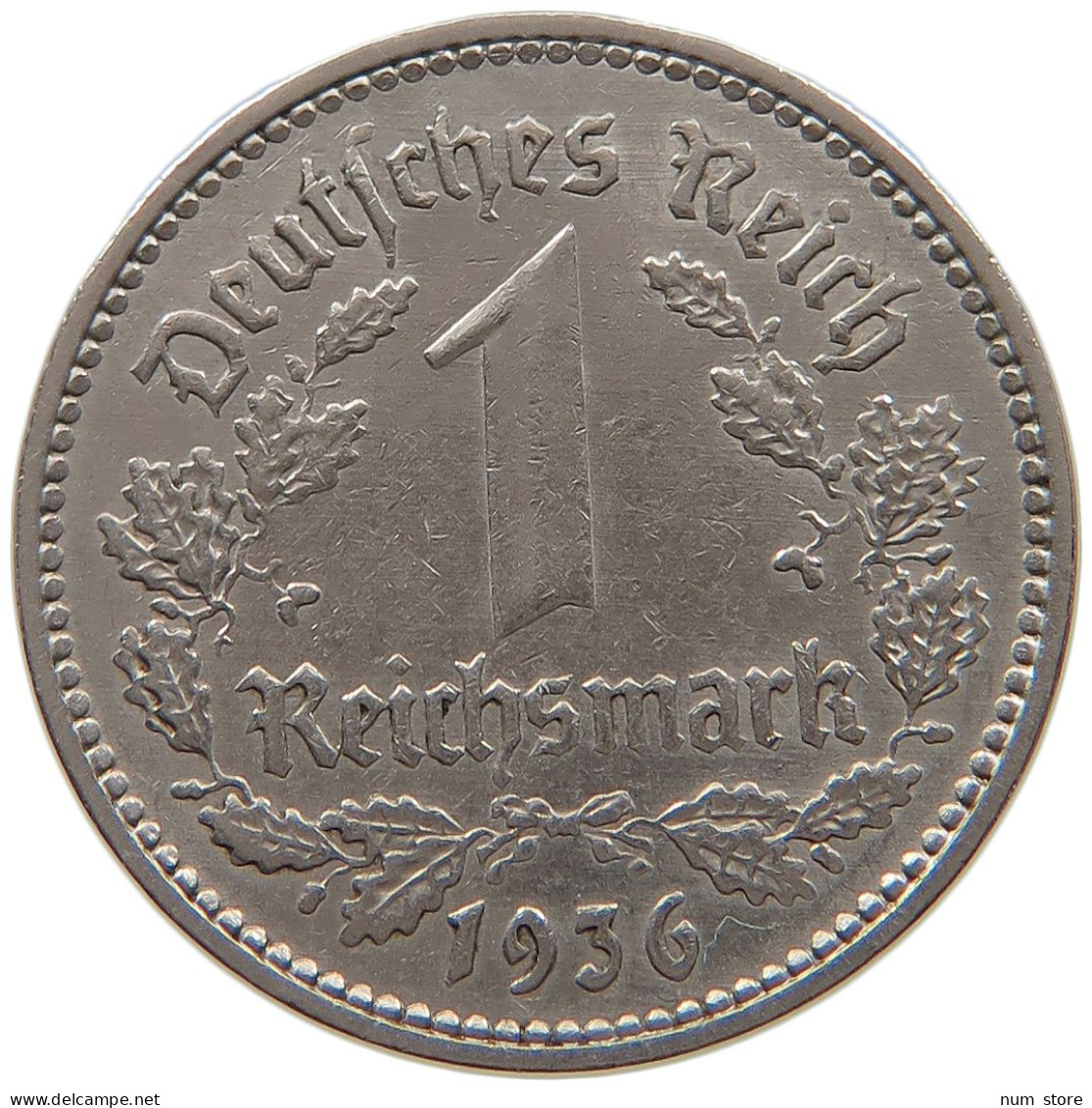 DRITTES REICH MARK 1936 A J.354 #a072 0425 - 1 Reichsmark