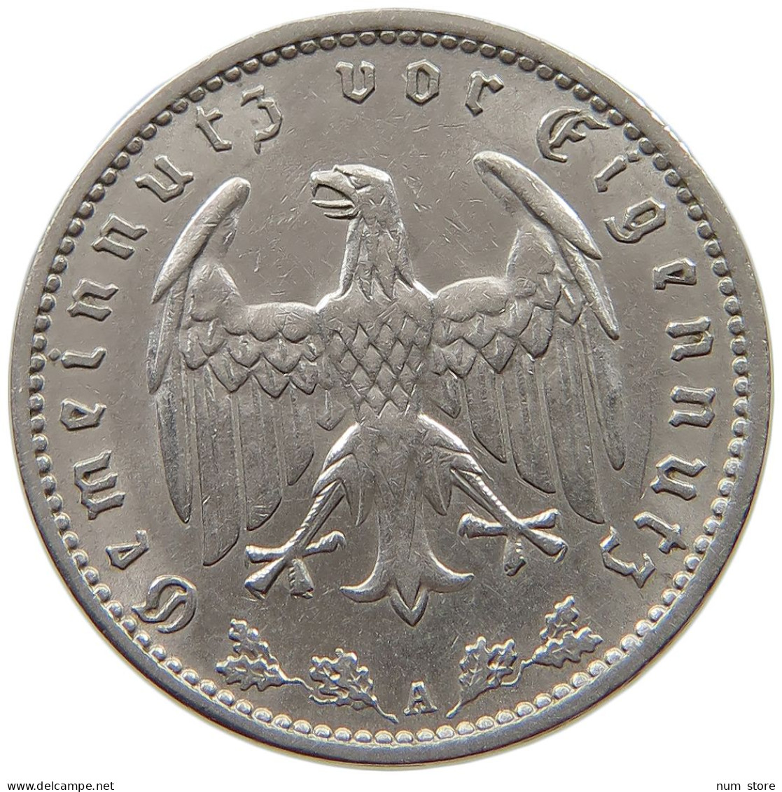 DRITTES REICH MARK 1935 A J.354 #s072 0621 - 1 Reichsmark