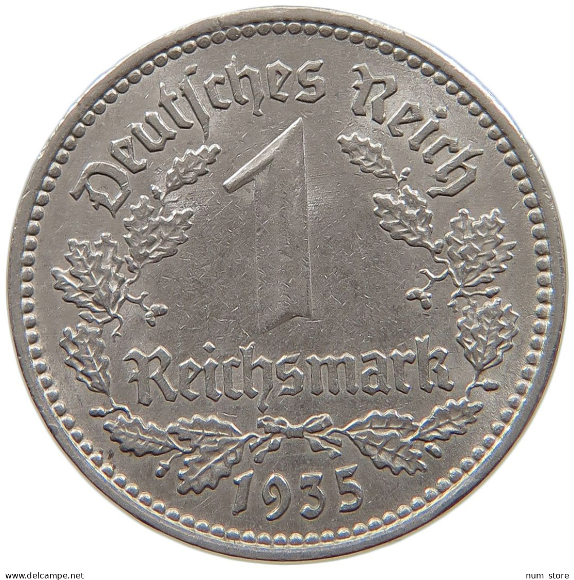 DRITTES REICH MARK 1935 A J.354 #a086 1039 - 1 Reichsmark