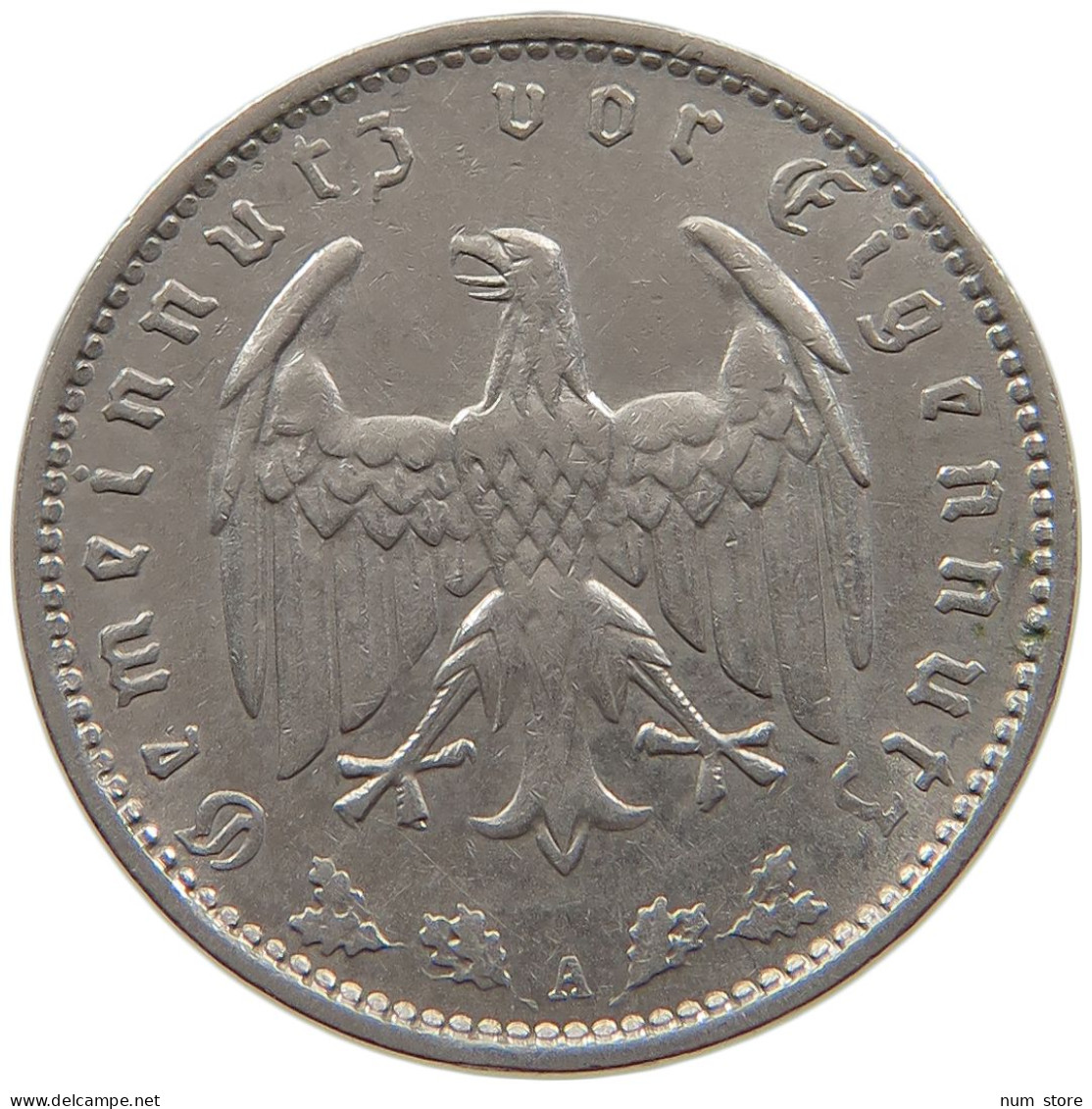 DRITTES REICH MARK 1935 A J.354 #a086 1059 - 1 Reichsmark