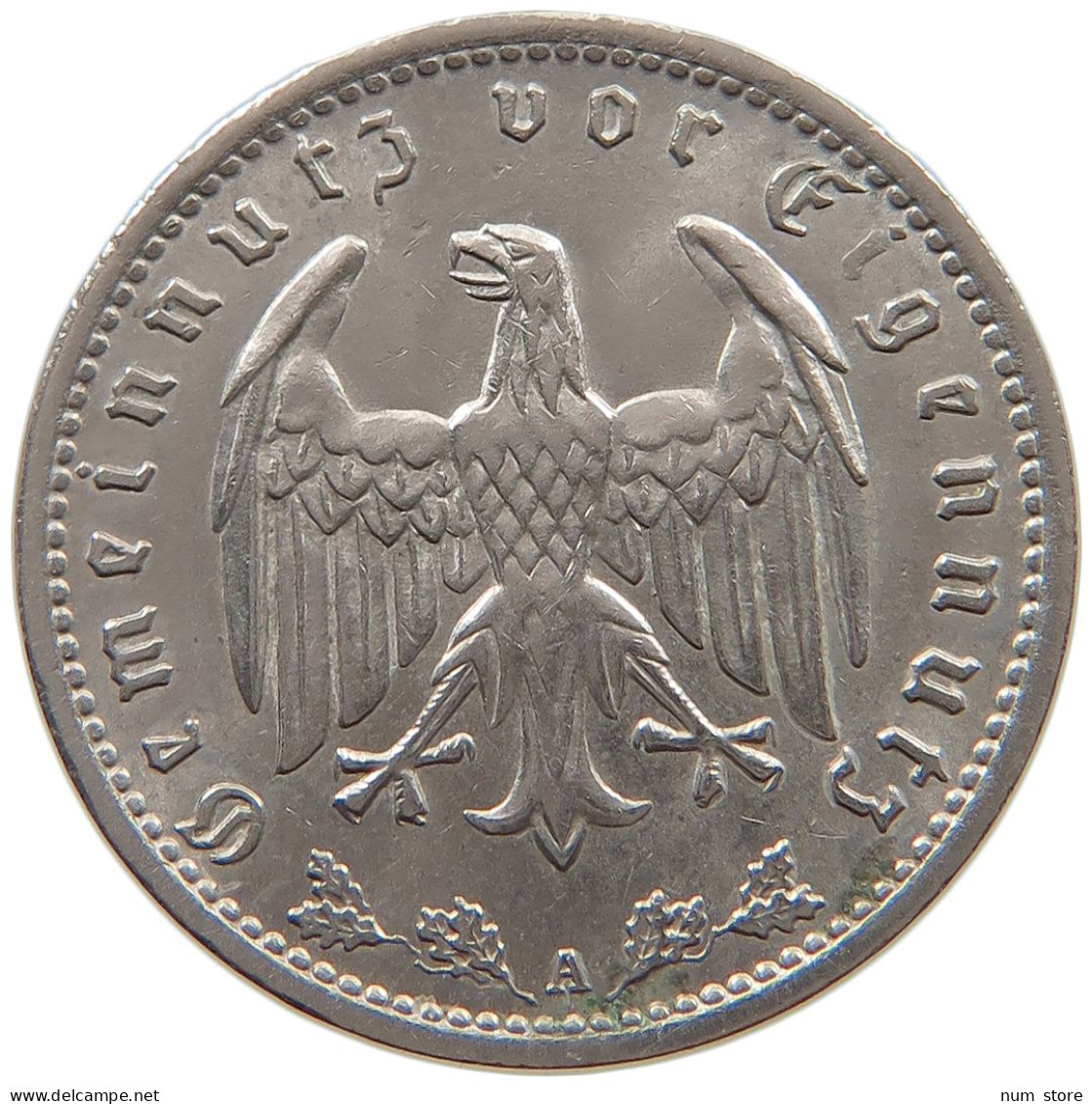 DRITTES REICH MARK 1935 A J.354 #a086 1047 - 1 Reichsmark