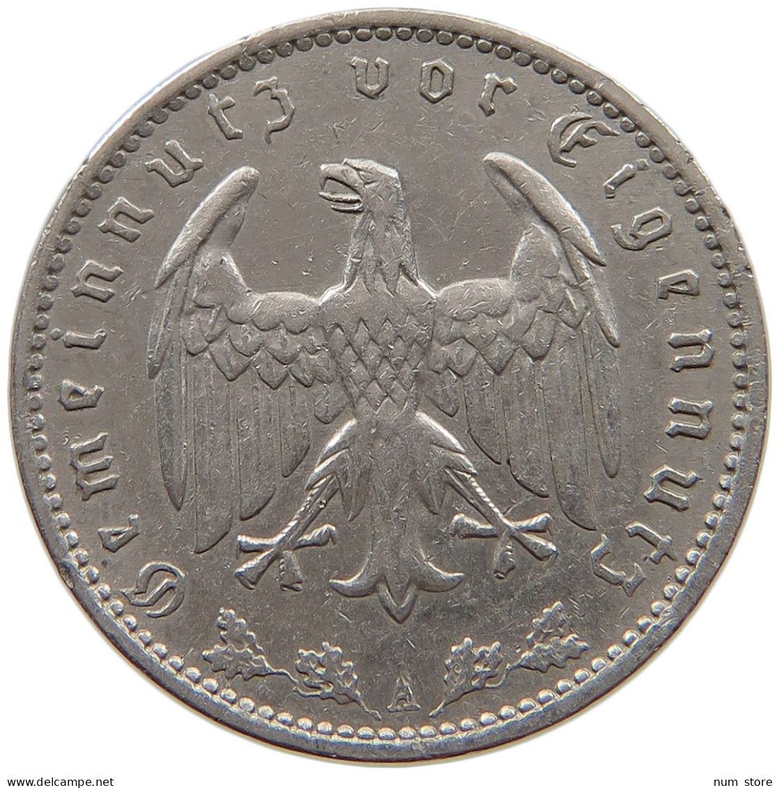 DRITTES REICH MARK 1935 A J.354 #a086 1033 - 1 Reichsmark