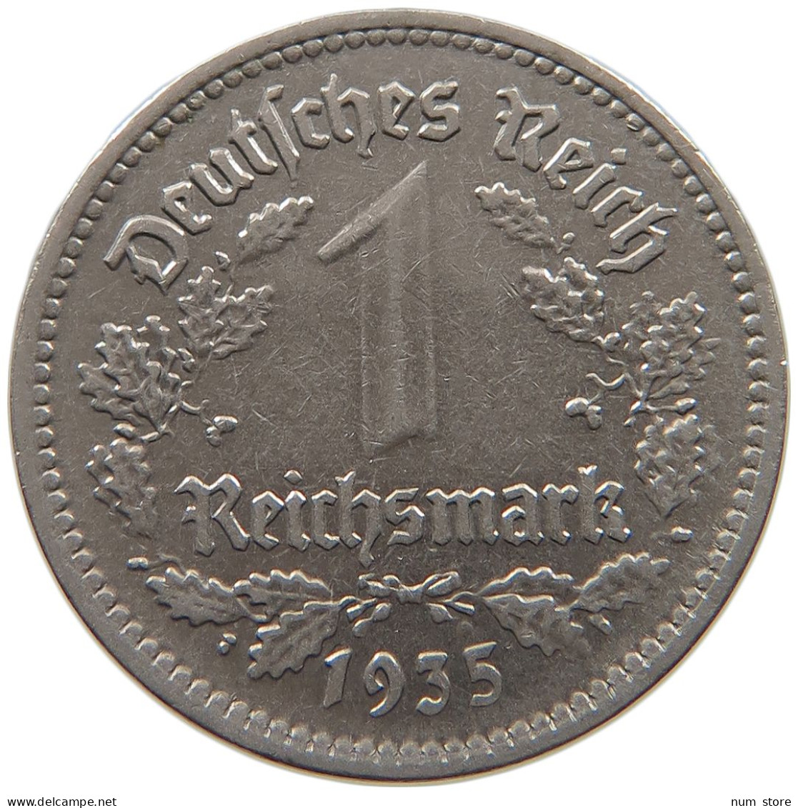 DRITTES REICH MARK 1935 A J.354 #a080 0081 - 1 Reichsmark