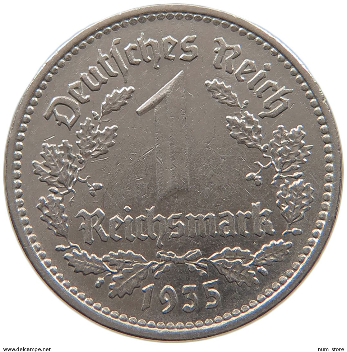 DRITTES REICH MARK 1935 A J.354 #a080 0201 - 1 Reichsmark