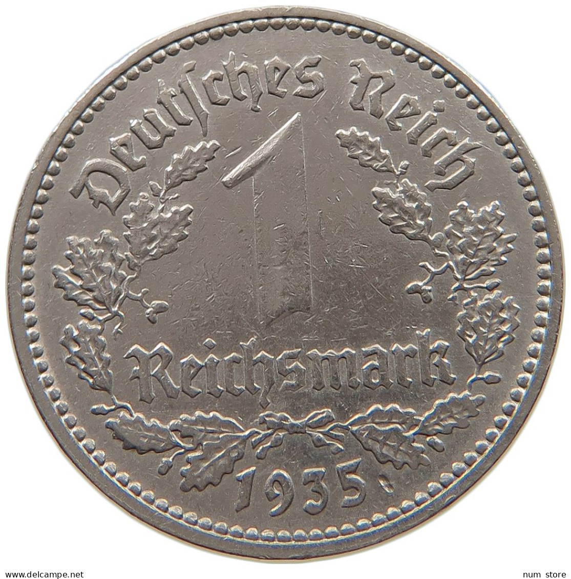 DRITTES REICH MARK 1935 A J.354 #a055 0669 - 1 Reichsmark