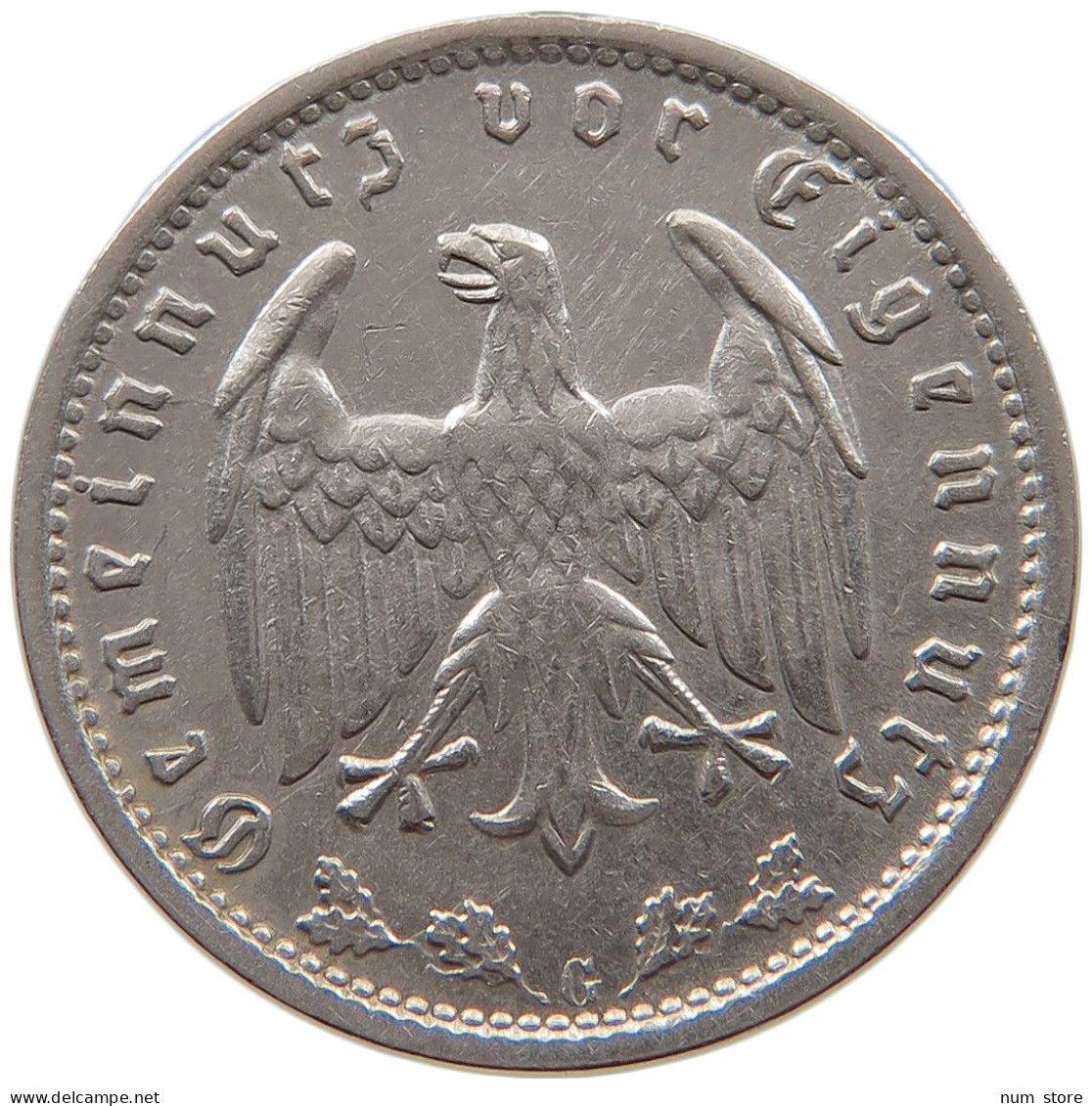 DRITTES REICH MARK 1934 G J.354 #a086 1017 - 1 Reichsmark