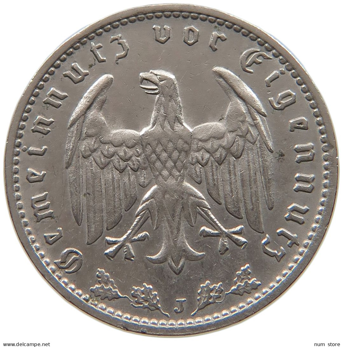 DRITTES REICH MARK 1934 J J.354 #a080 0095 - 1 Reichsmark