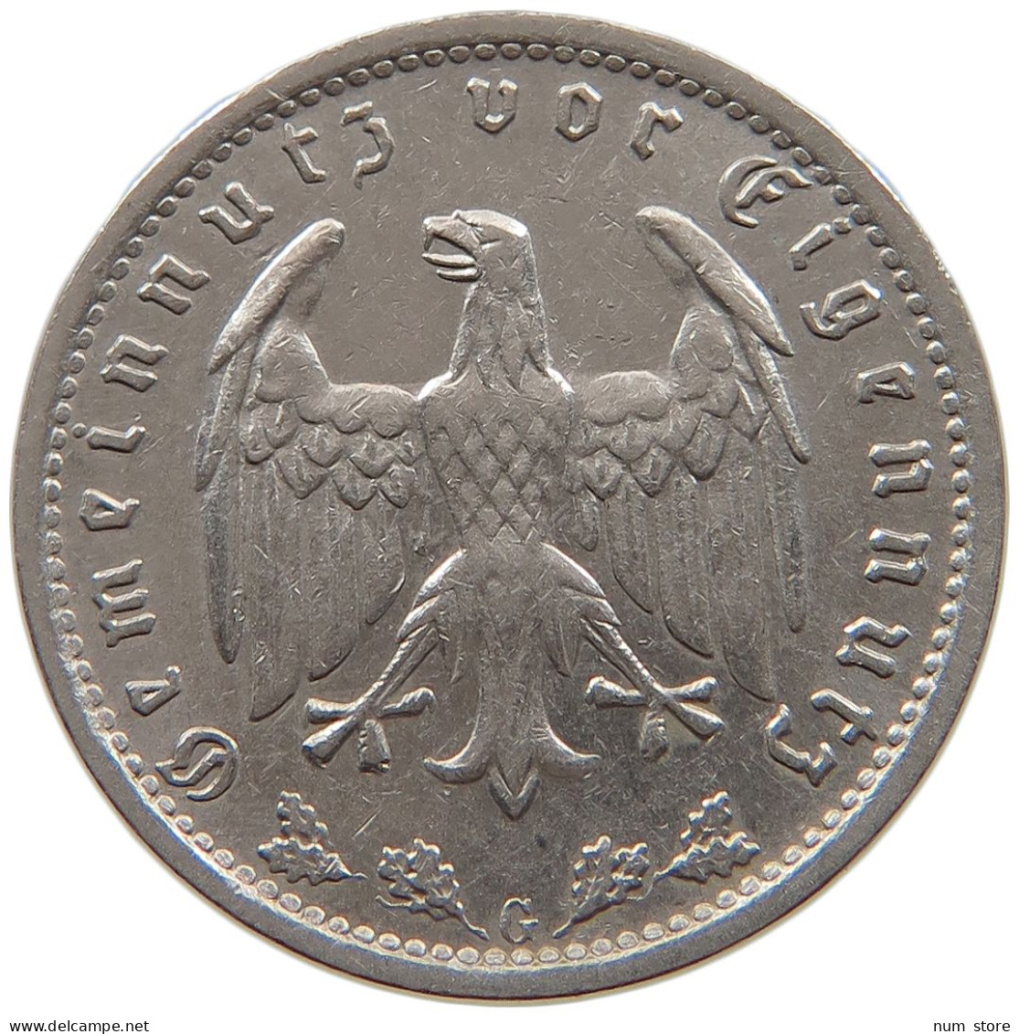 DRITTES REICH MARK 1934 G J.354 #a086 1013 - 1 Reichsmark