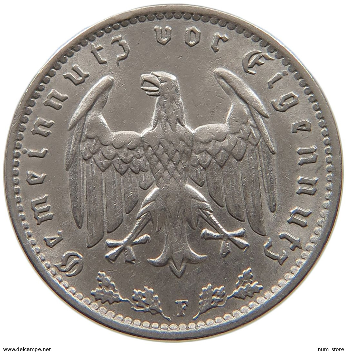 DRITTES REICH MARK 1934 F J.354 #a072 0429 - 1 Reichsmark